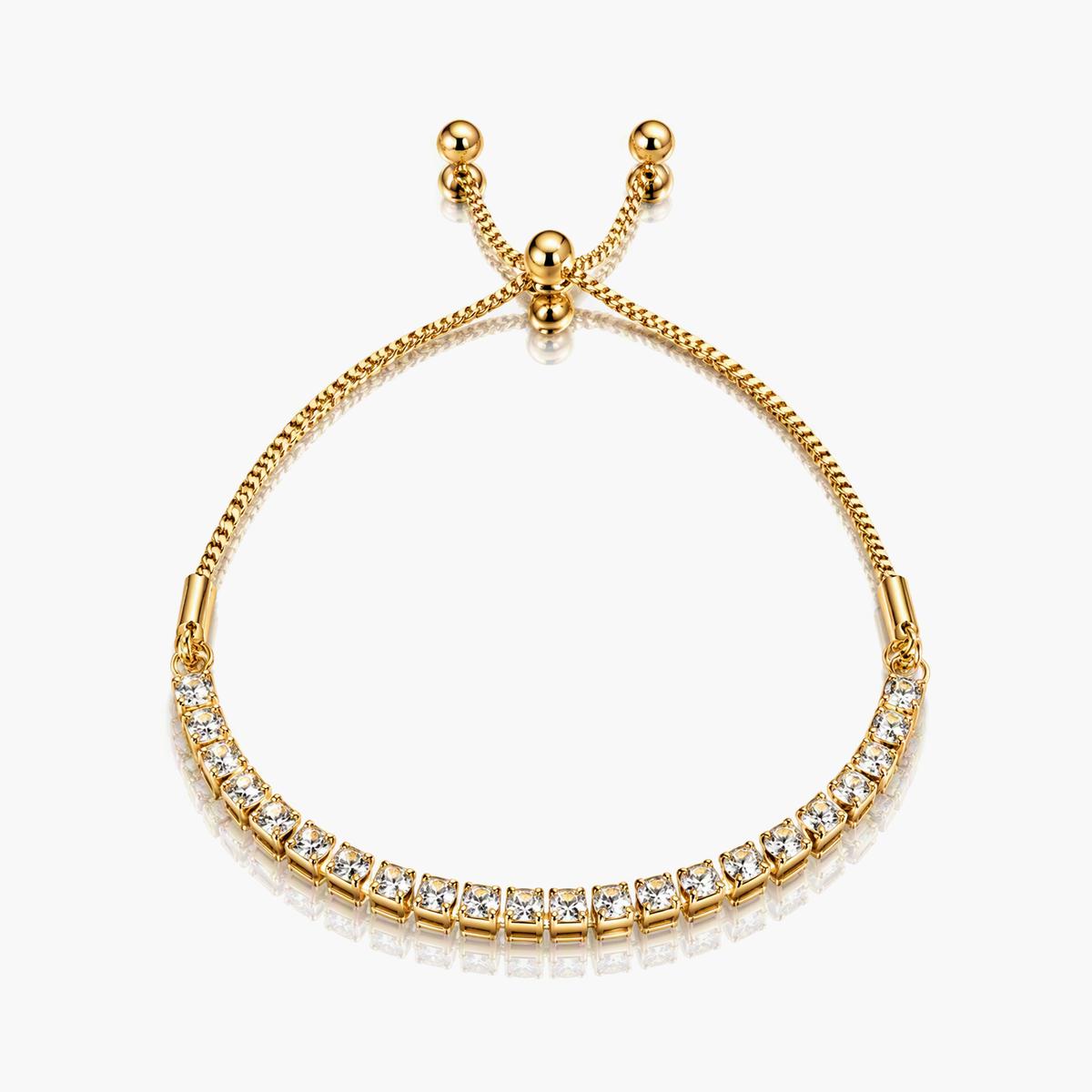 Elegant Square Stone Tennis Bracelet