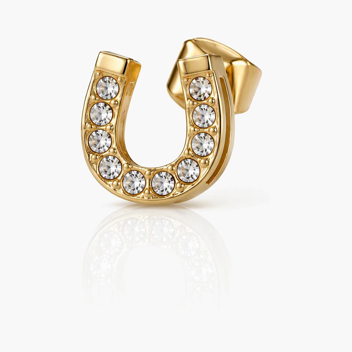 Dainty Horseshoe Huggie Earrings