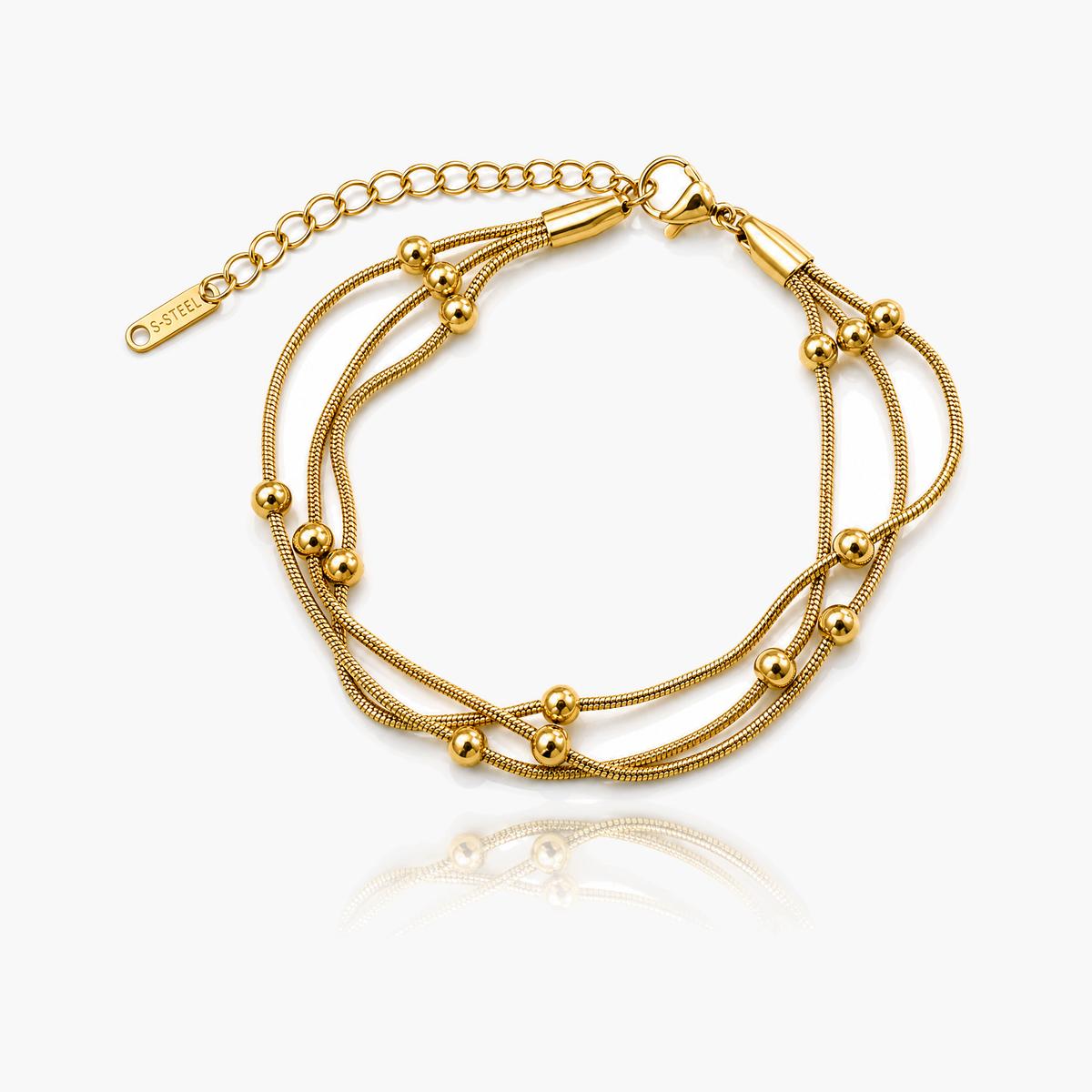 Dainty Multi-Strand Beaded Bracelet