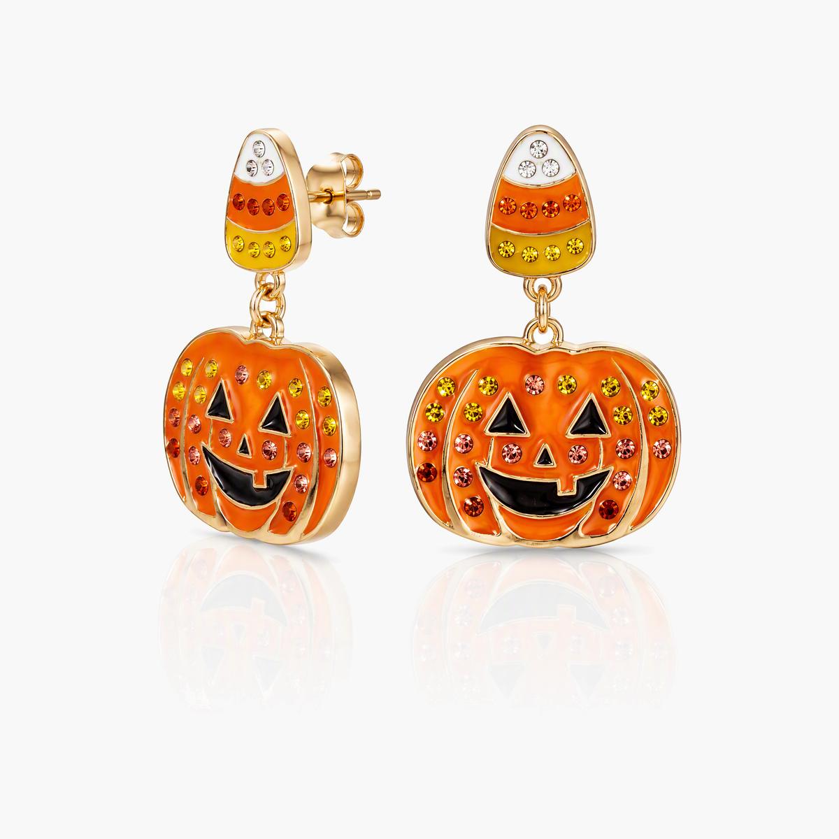 Cute Pumpkin Drop Earrings