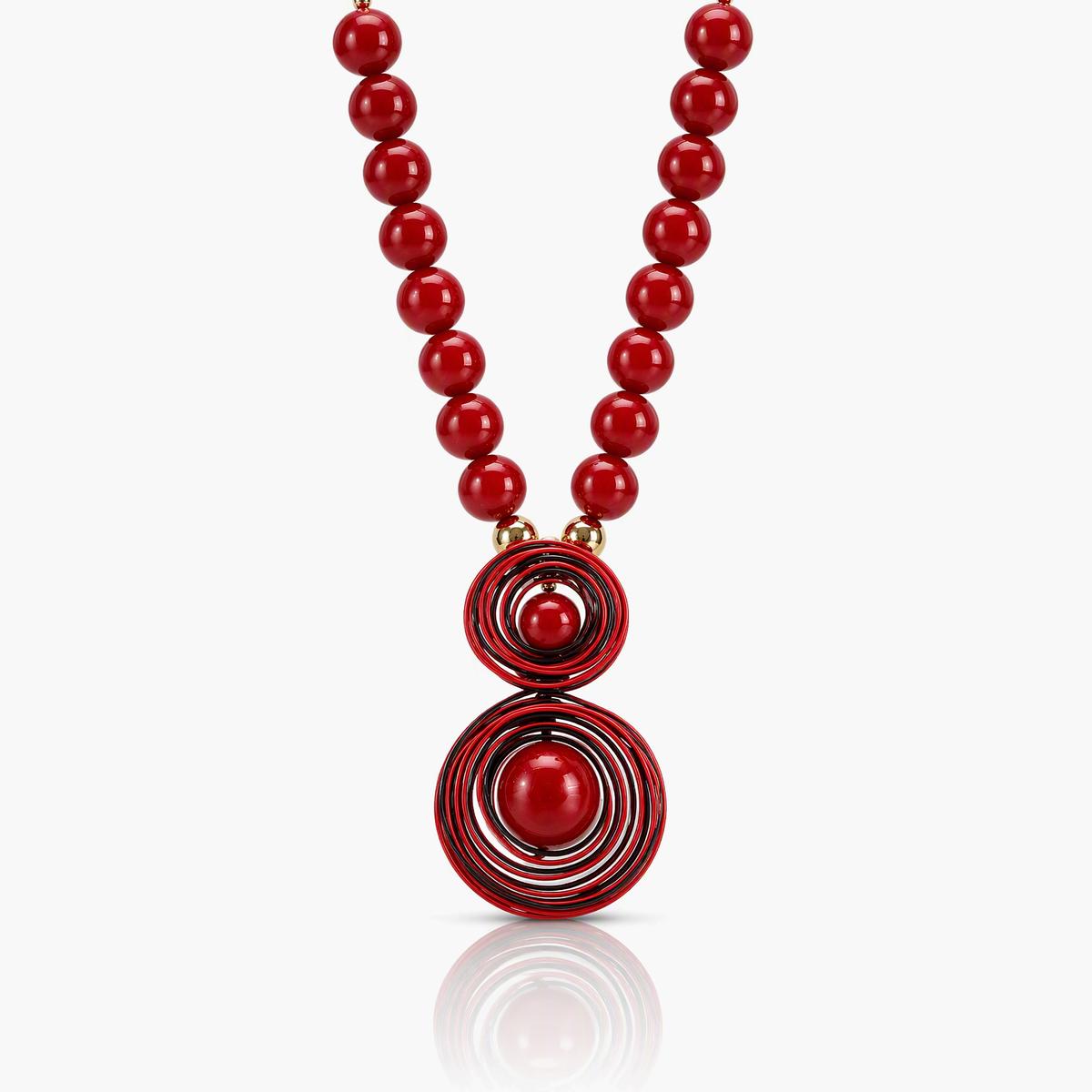 Boho Circle Disc Pendant Necklace