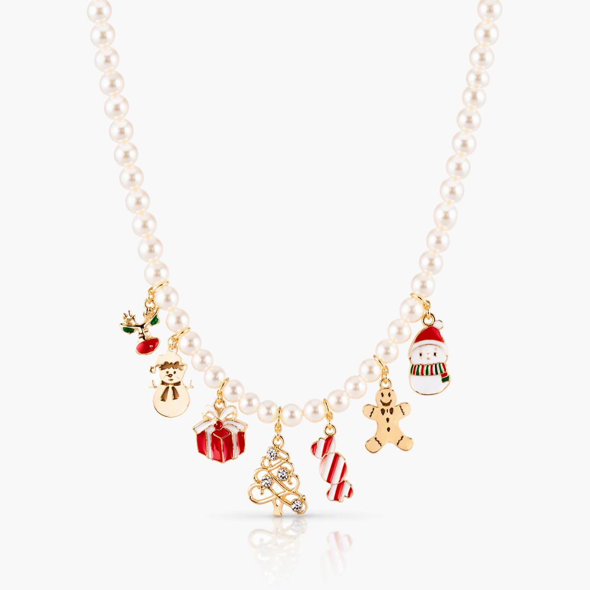 Cute Pearl Charm Necklace