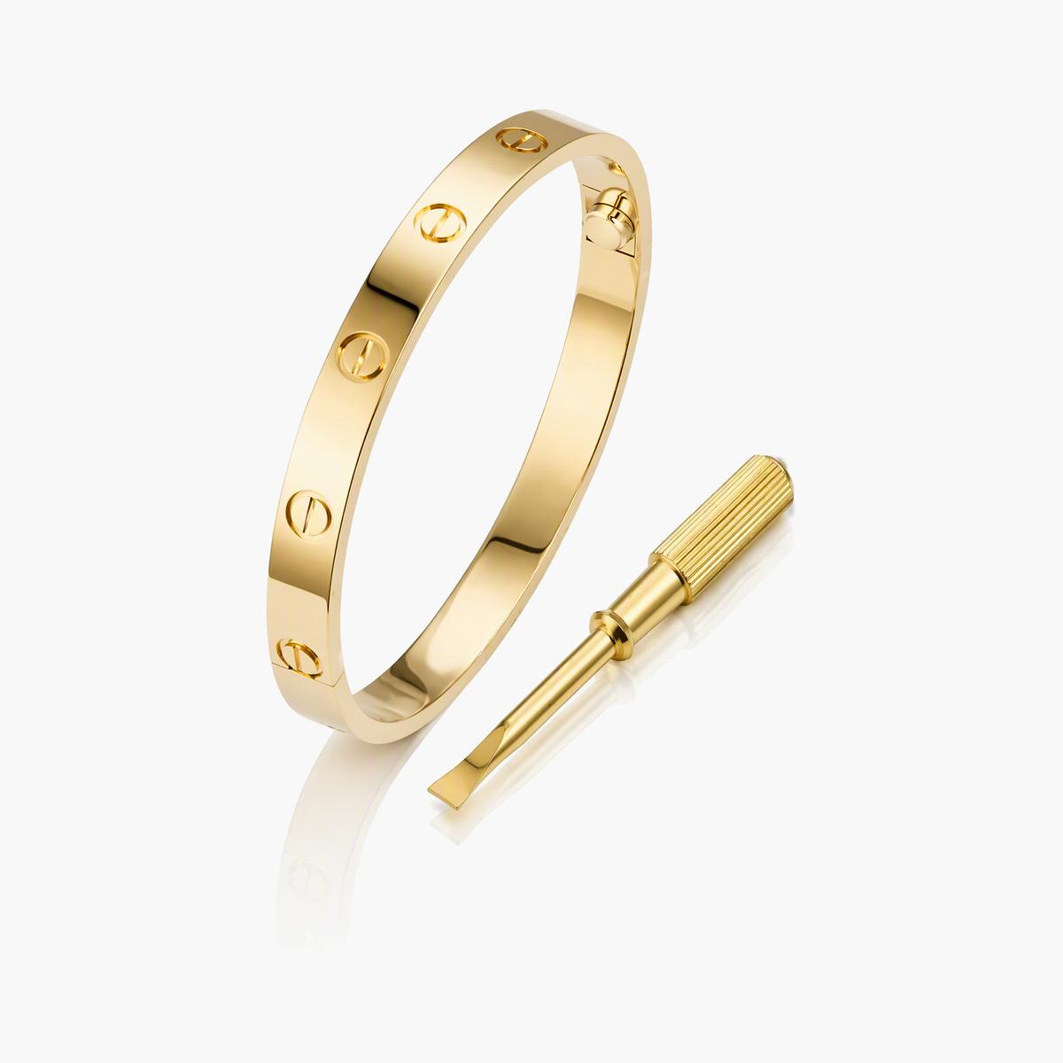 Minimalist Screw Motif Bangle