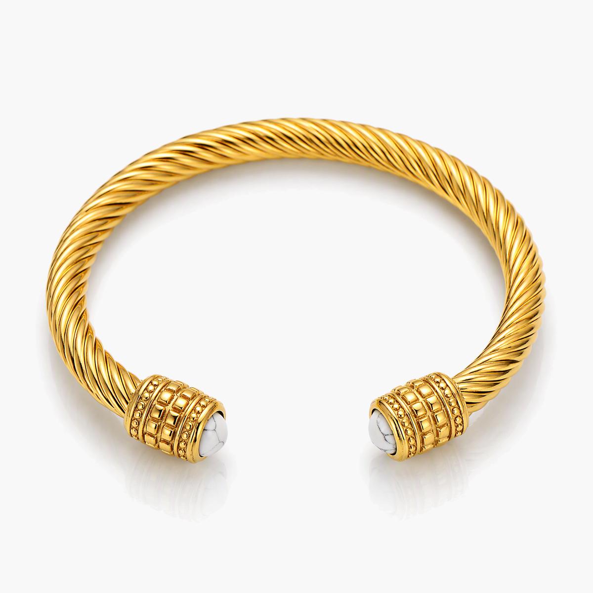 Twisted Cable Cuff Bracelet