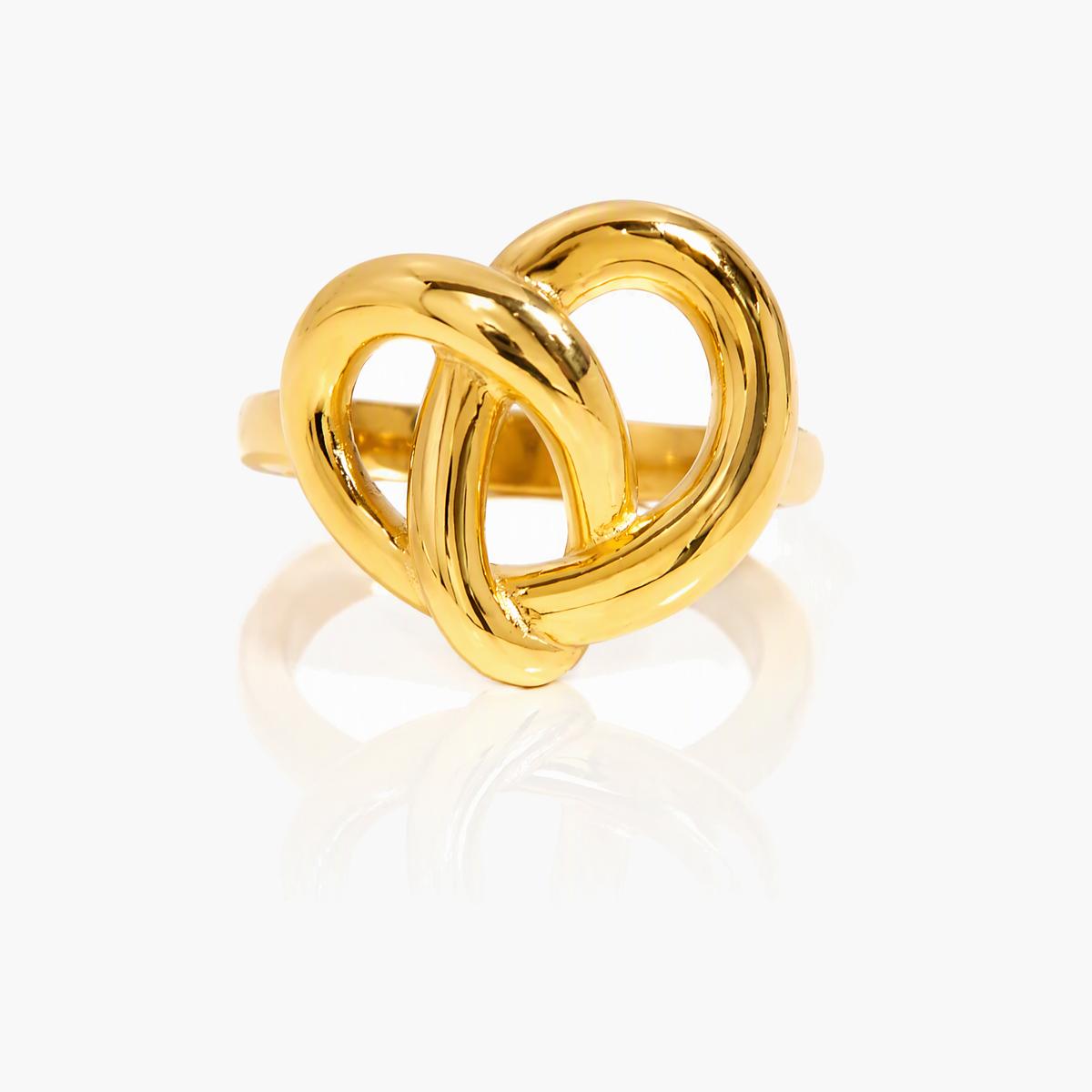 Vintage Heart Lock Ring