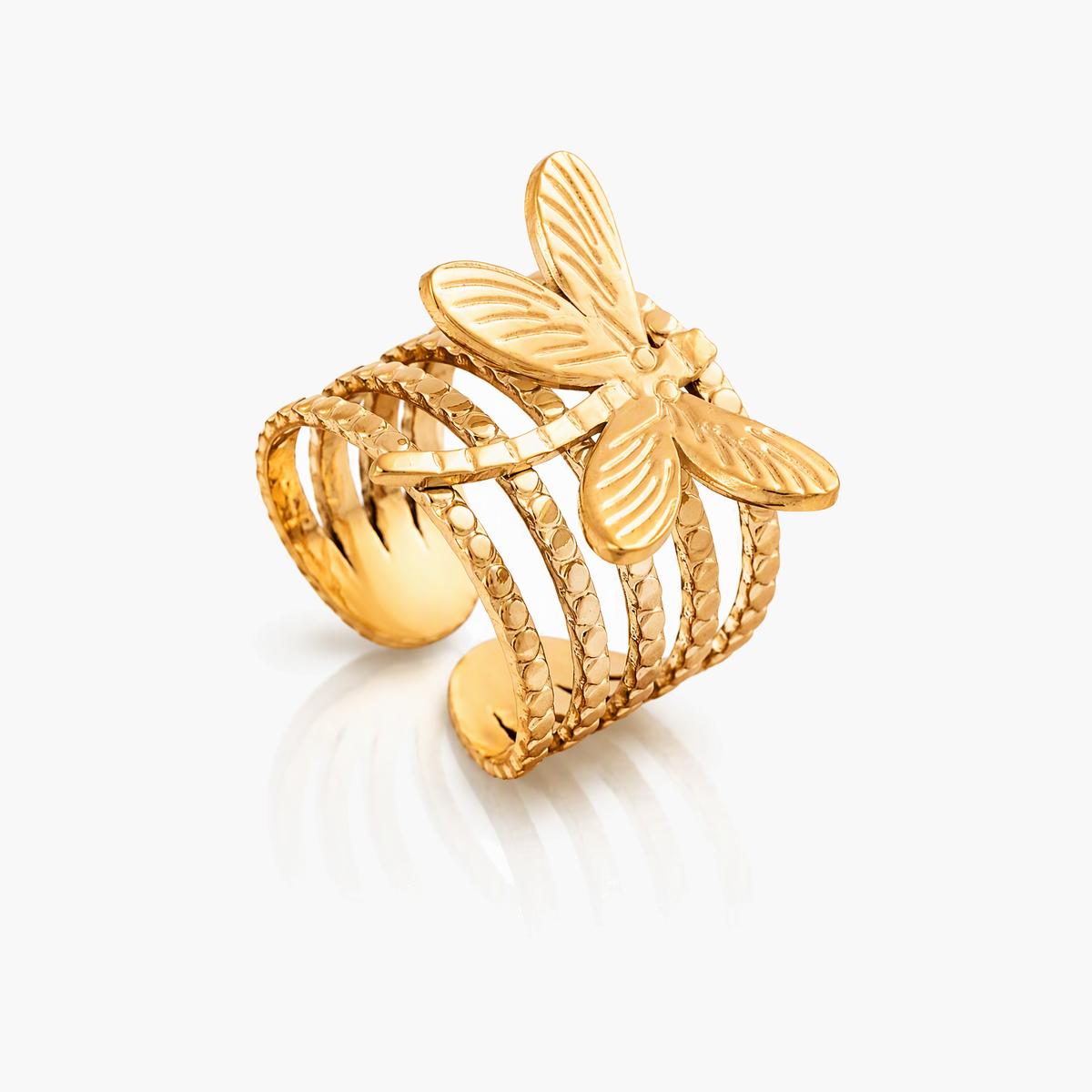 Dragonfly Multi-Band Ring