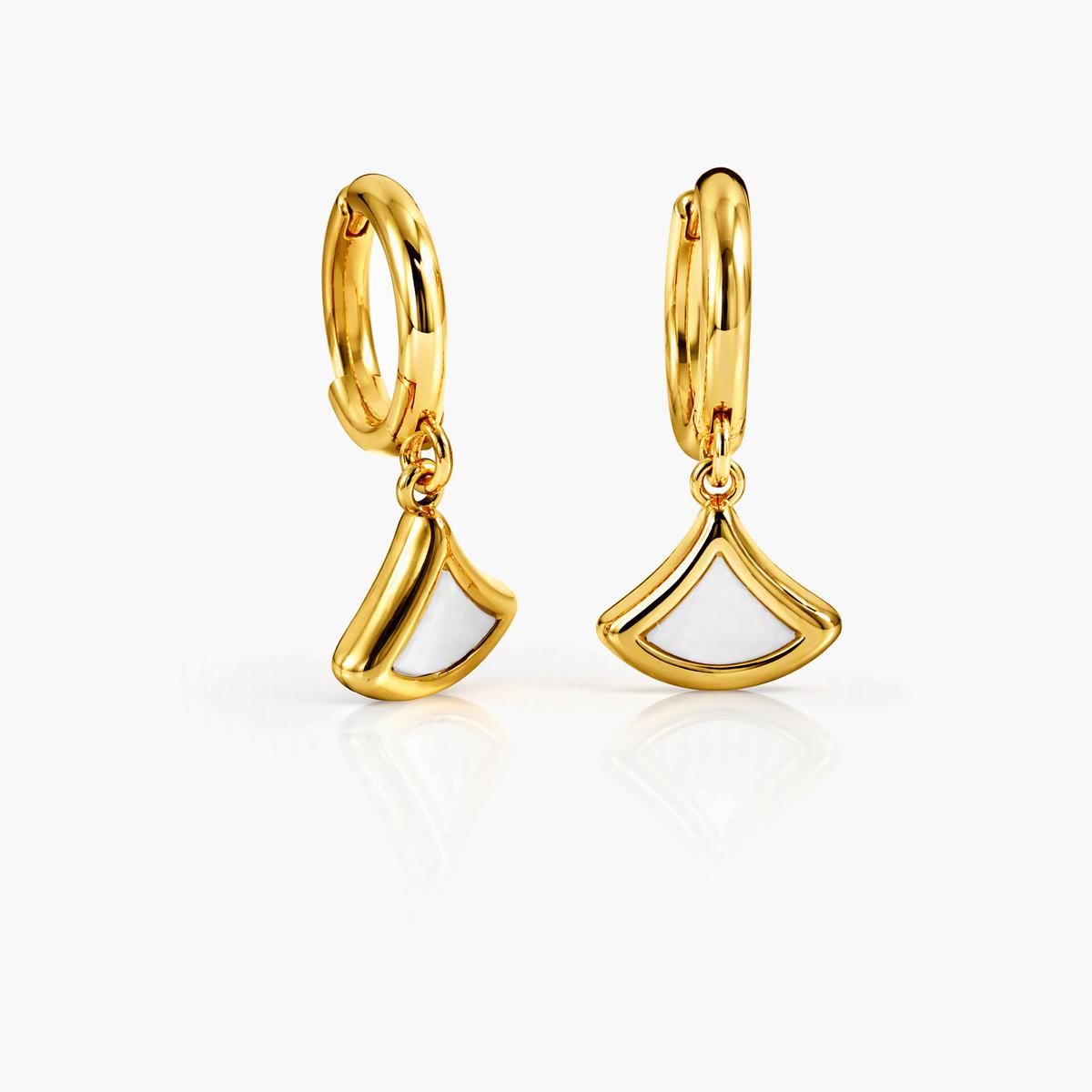 Cute Heart Charm Huggie Earrings