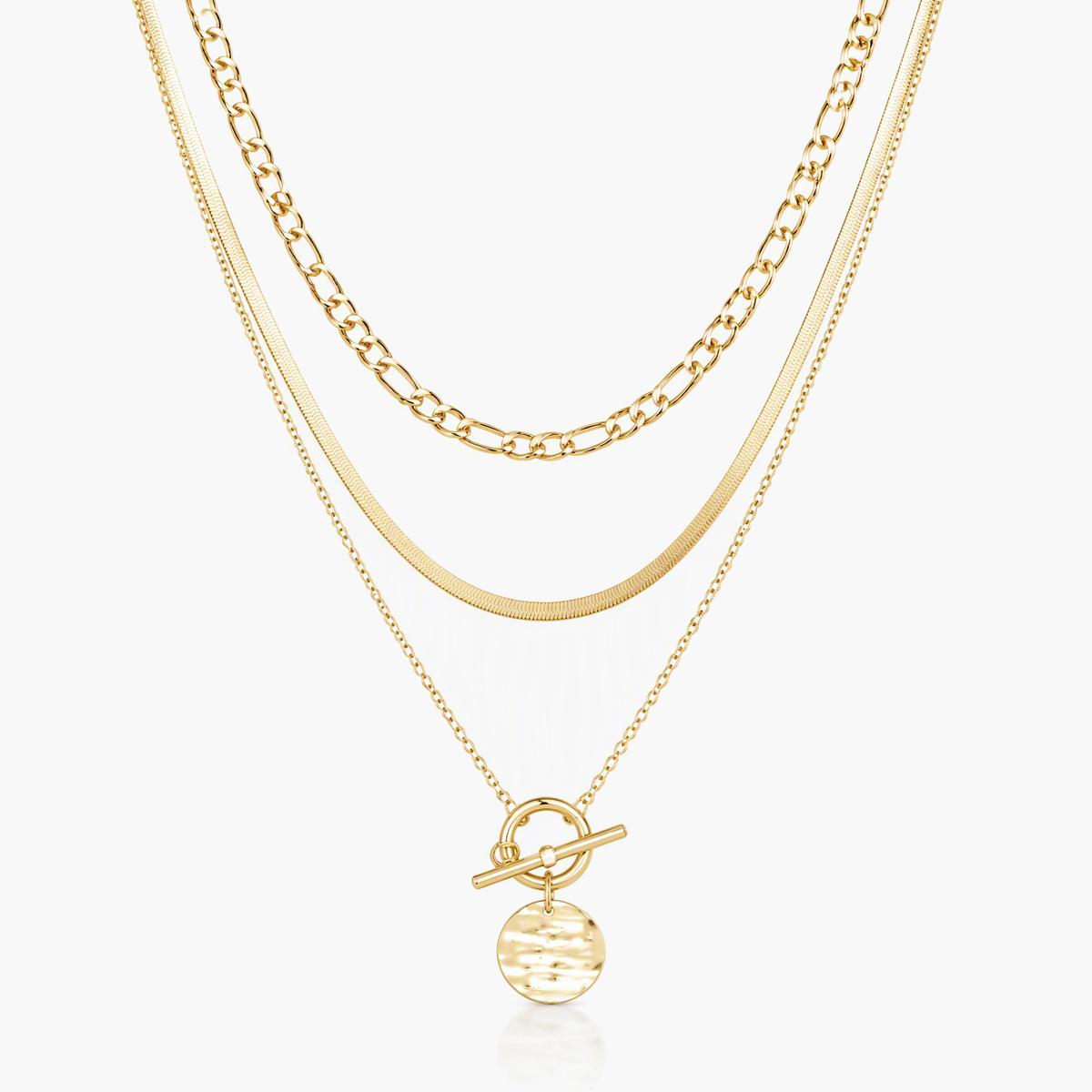 Layered Snake Chain Necklace