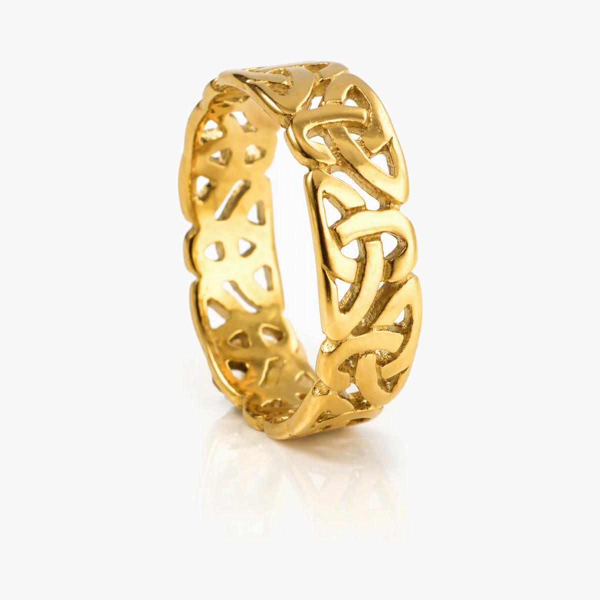Celtic Knot Band Ring