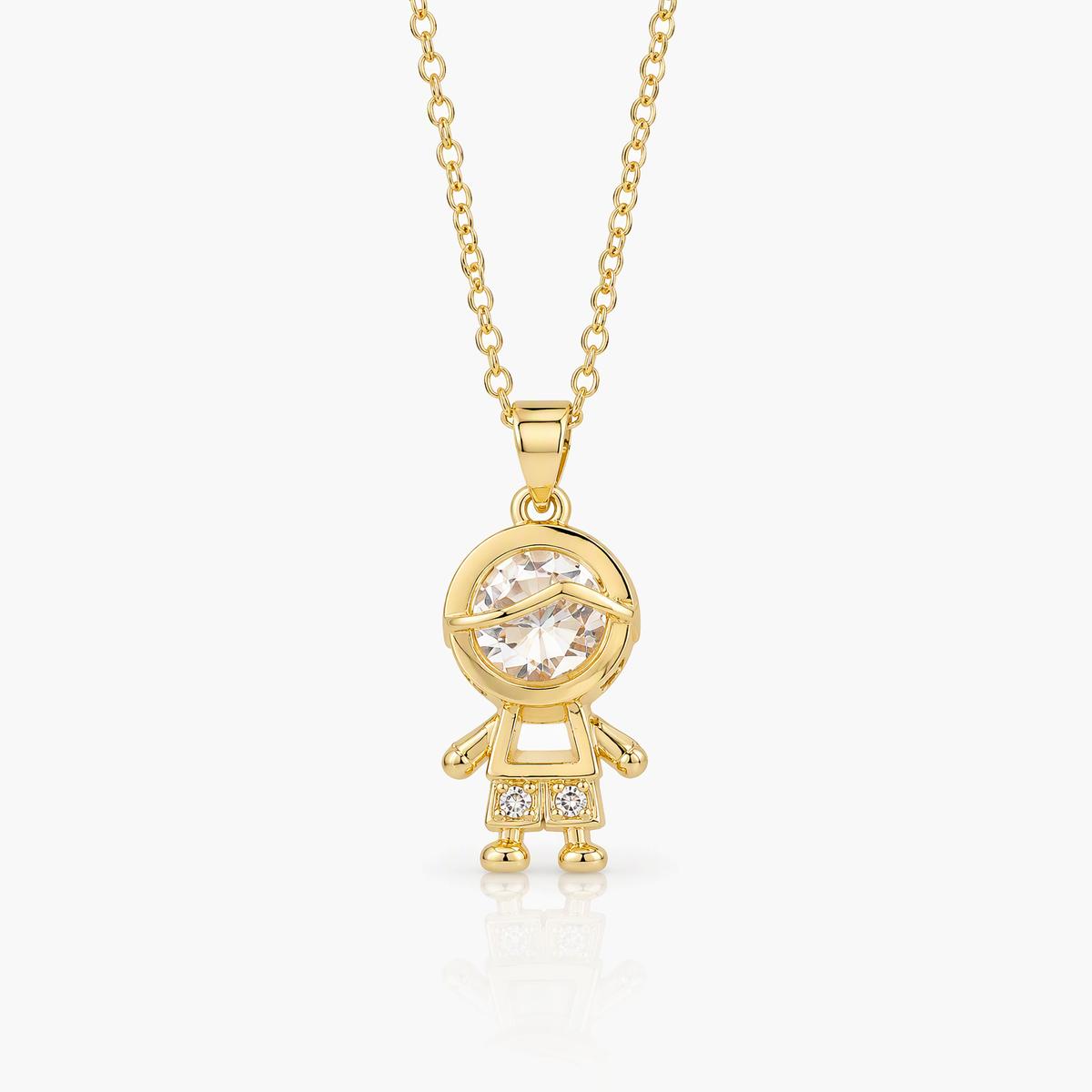 Cute Cartoon Character Pendant Necklace
