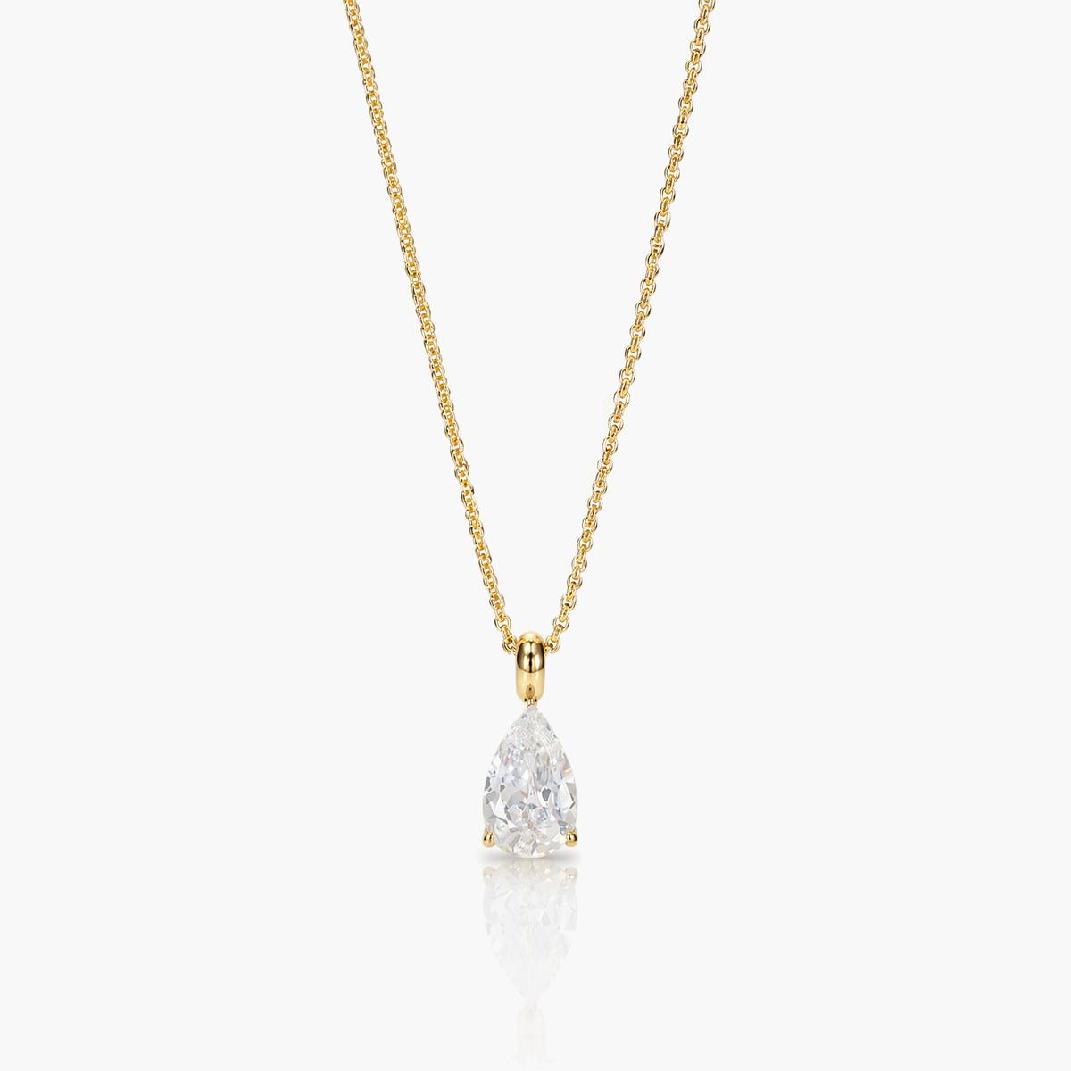 Dainty Teardrop Pendant Necklace