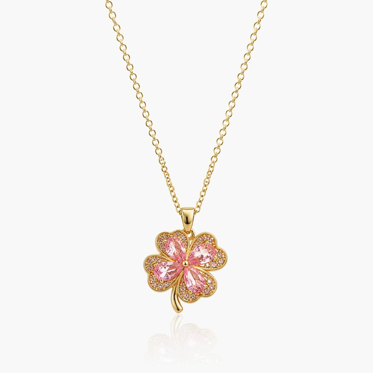 Four-Leaf Clover Pendant Necklace