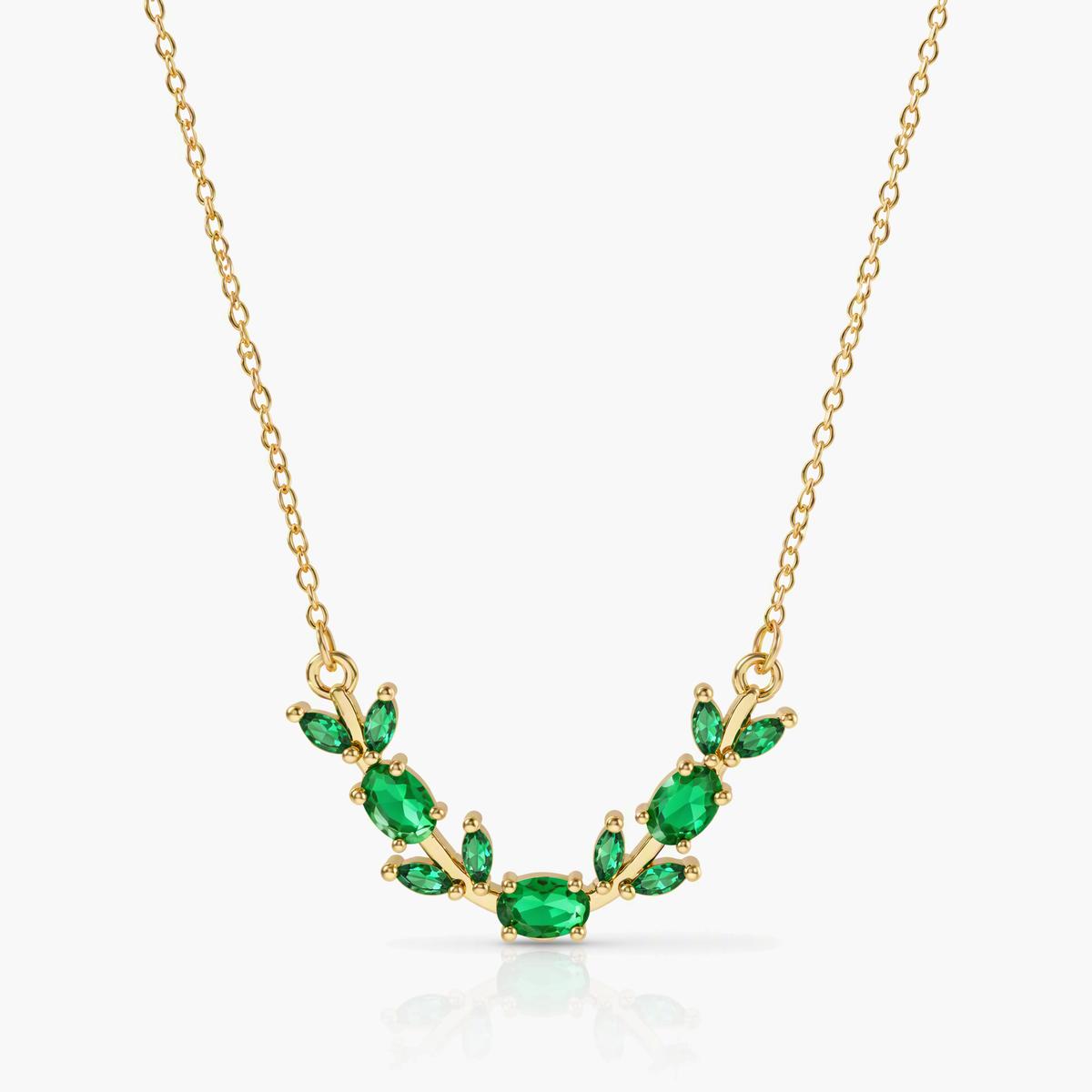 Dainty Leaf Vine Necklace