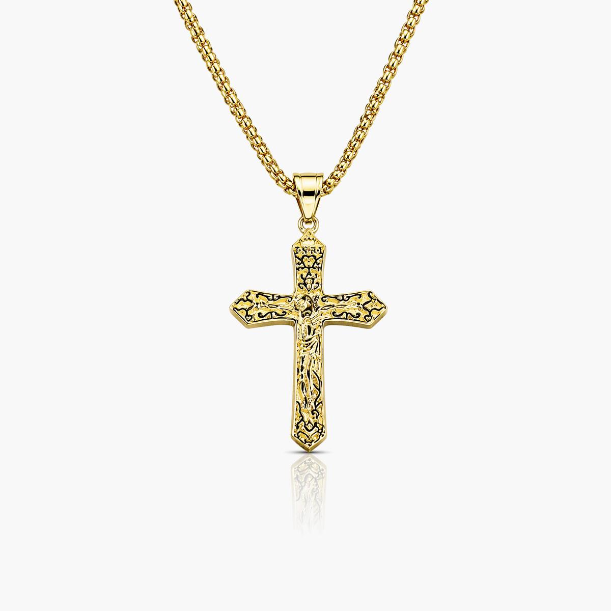 Vintage Cross Pendant Necklace