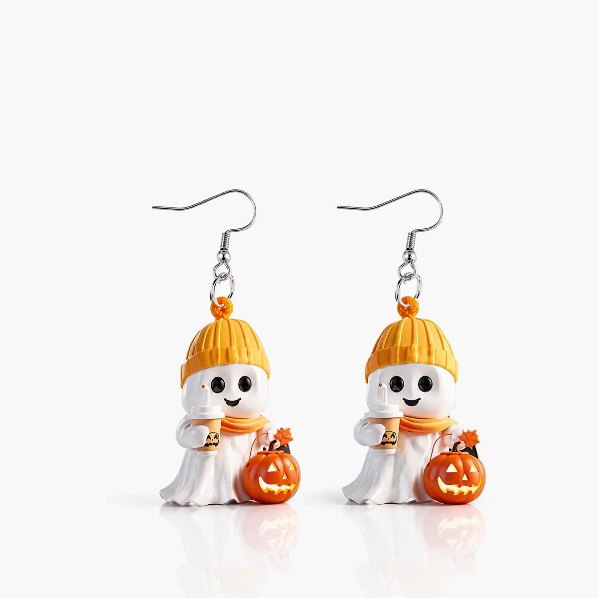 Cute Ghost Drop Earrings