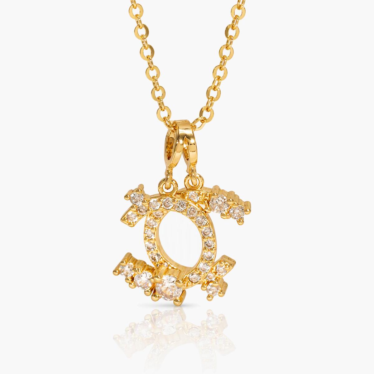 Interlocking C Pendant Necklace