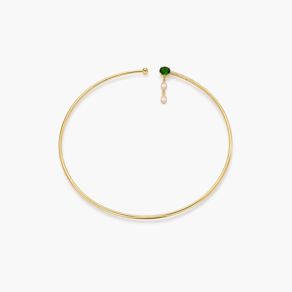 Minimalist Open Cuff Necklace