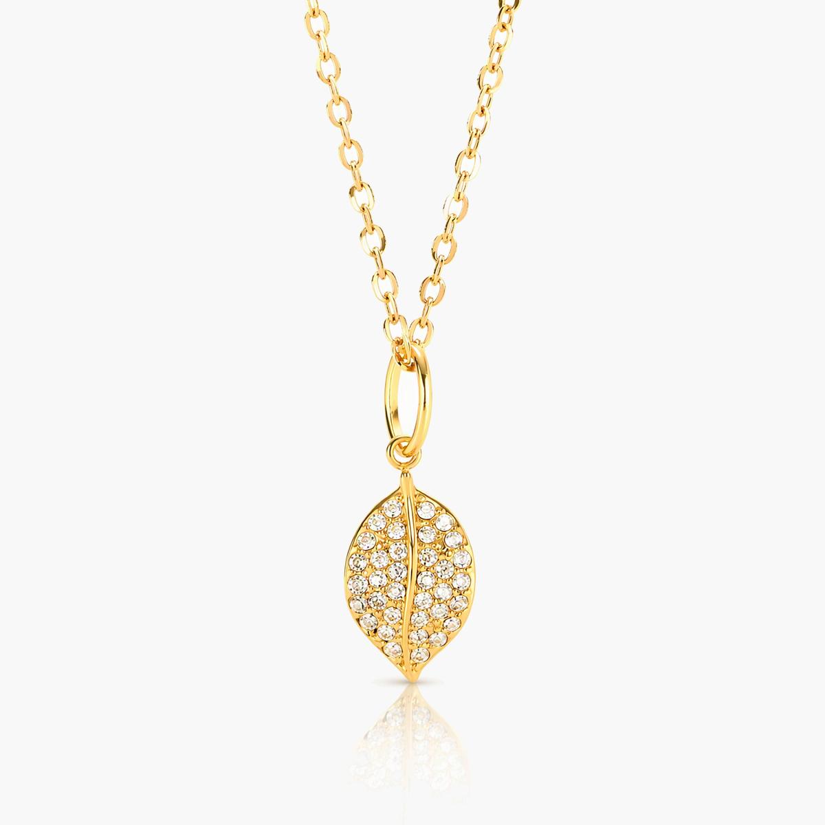 Dainty Leaf Pendant Necklace