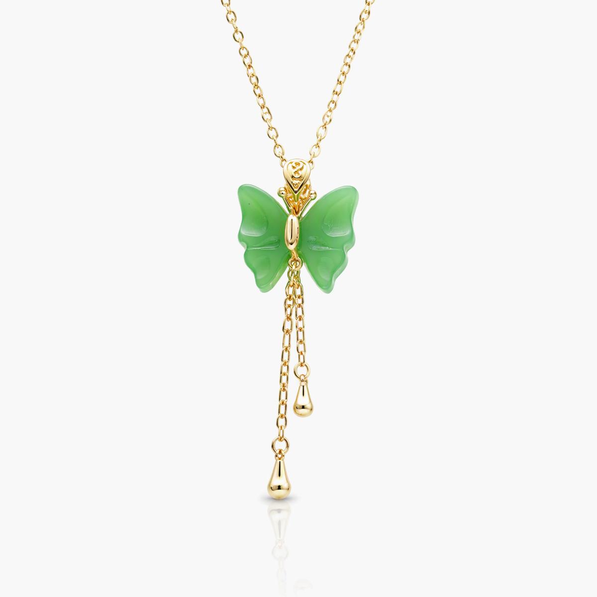 Dainty Butterfly Pendant Necklace