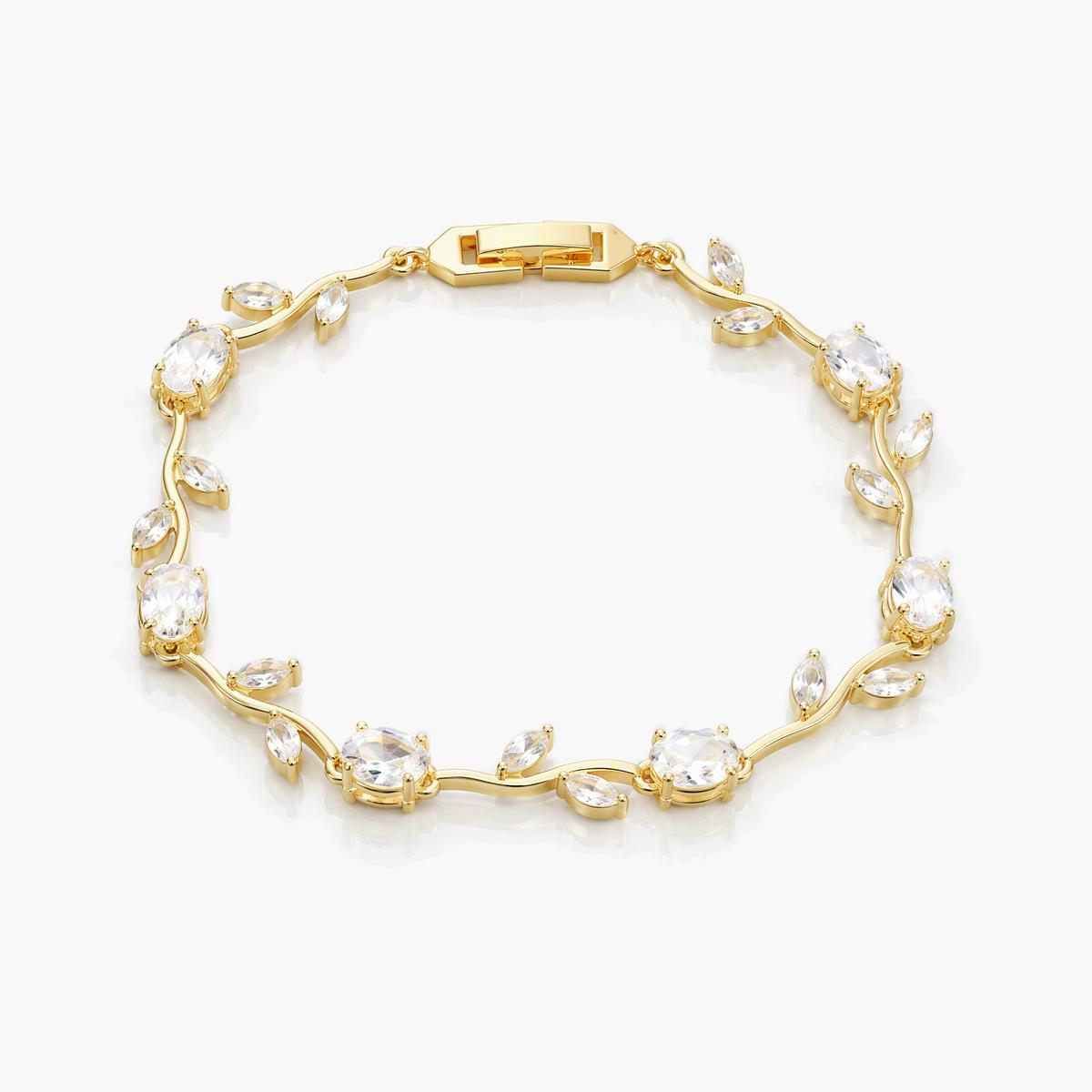 Elegant Vine Leaf Bracelet