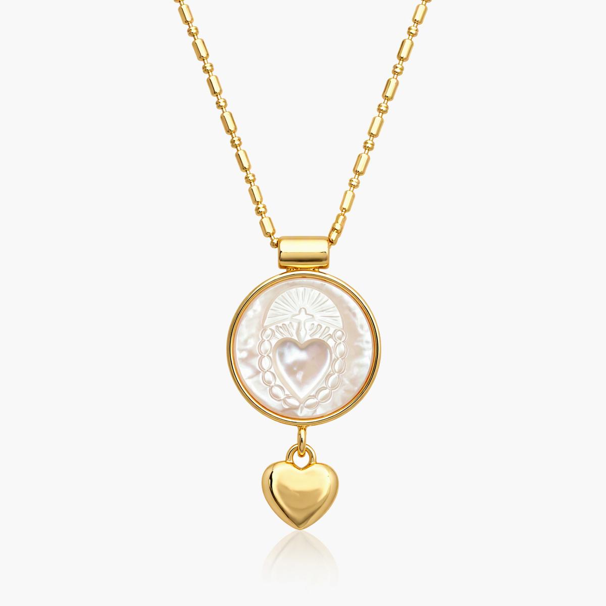 Dainty Religious Medal Pendant Necklace