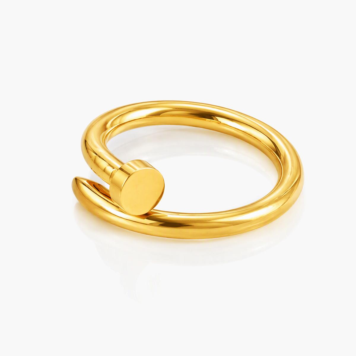 Minimalist Open End Nail Ring