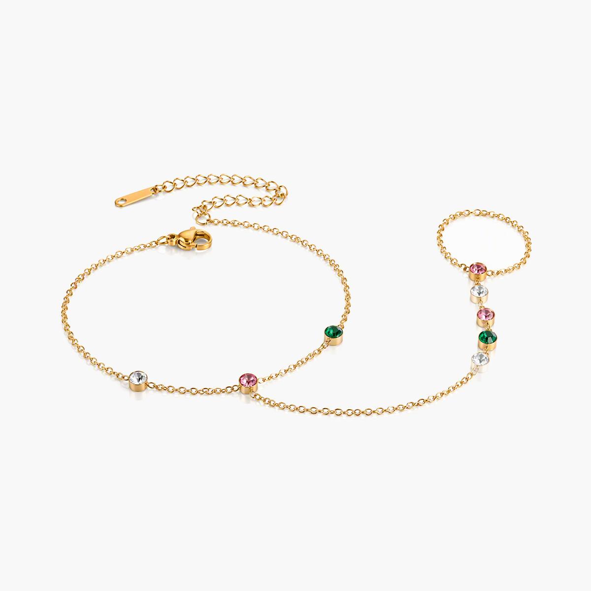 Dainty Heart Charm Bracelet