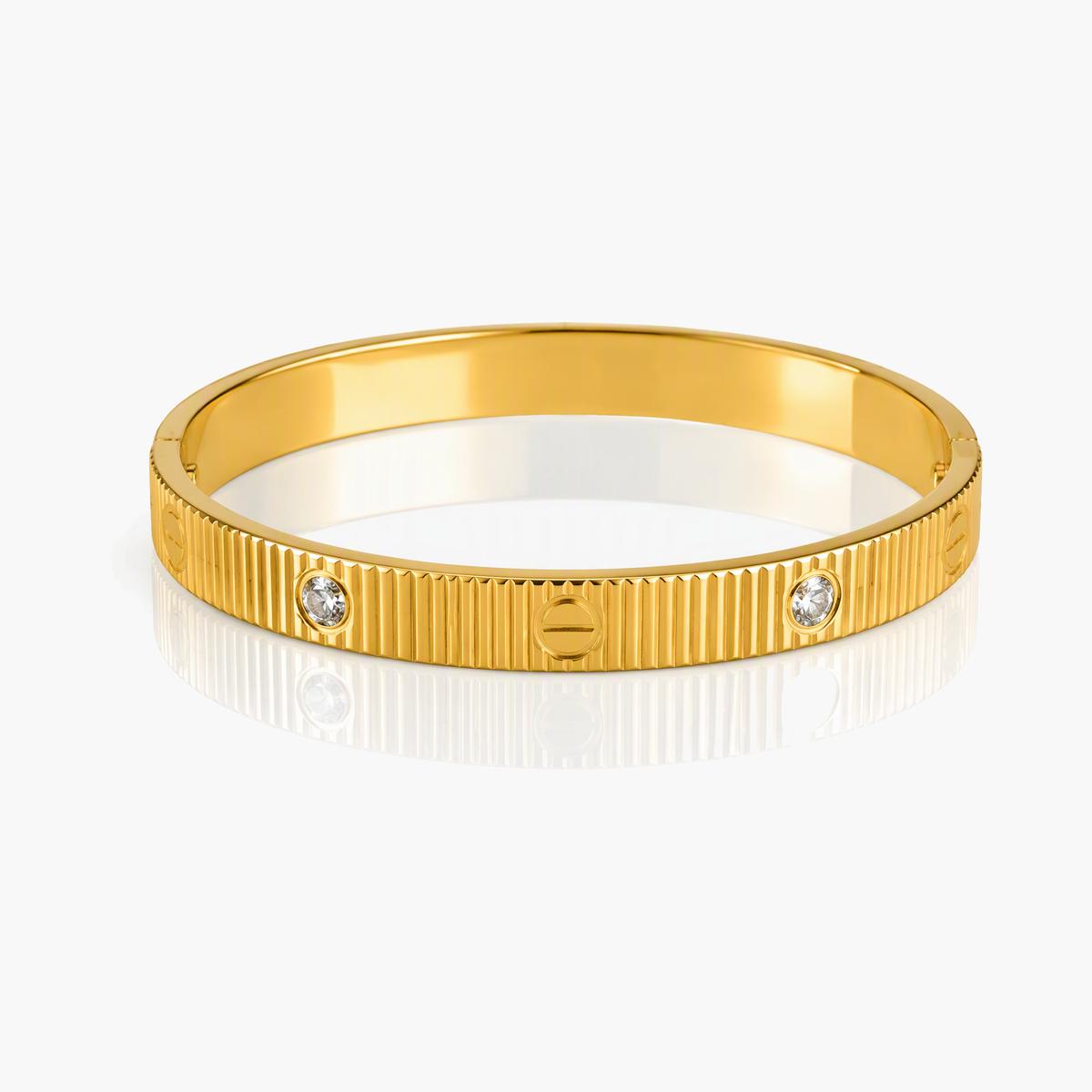 Ribbed Bangle