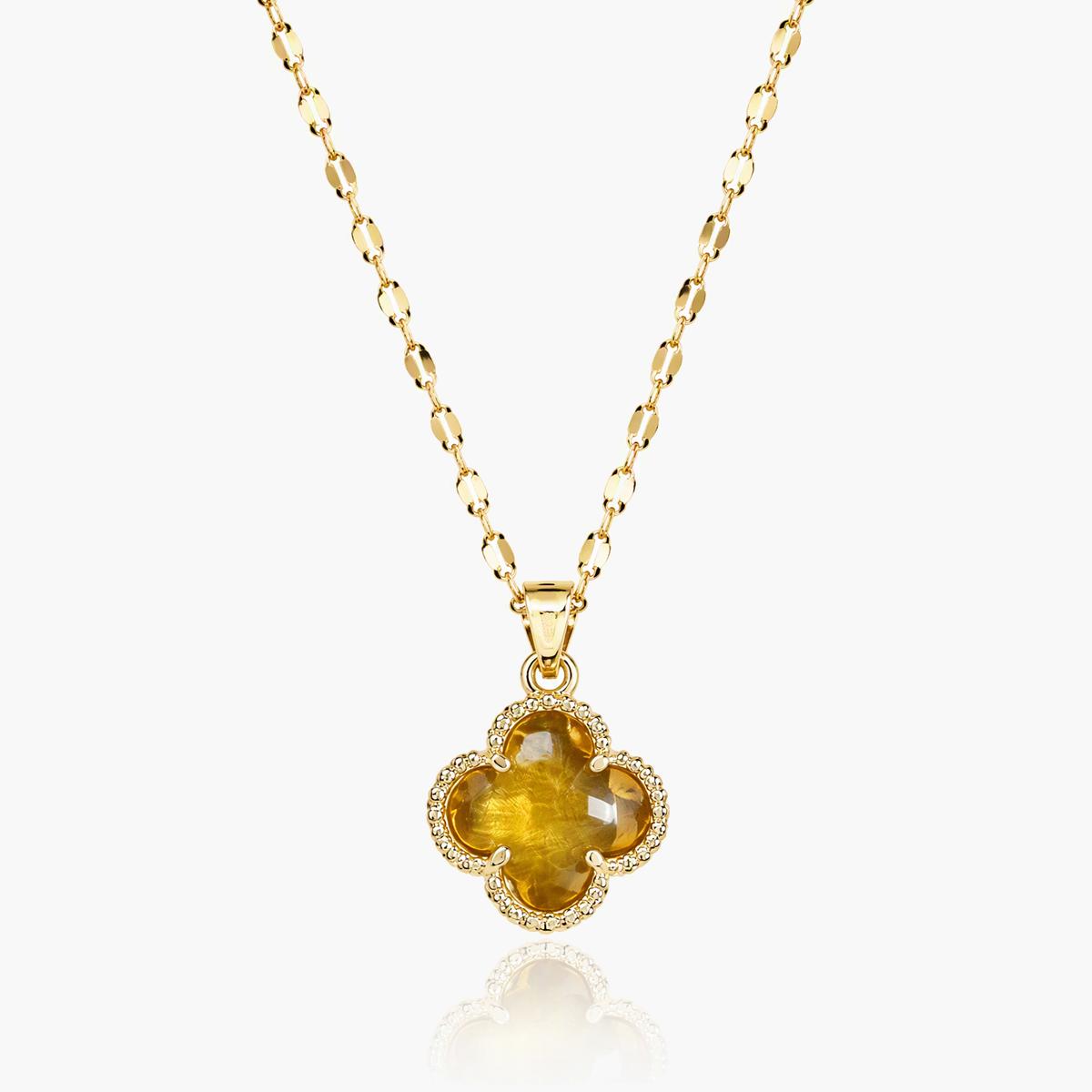 Four-Leaf Clover Pendant Necklace