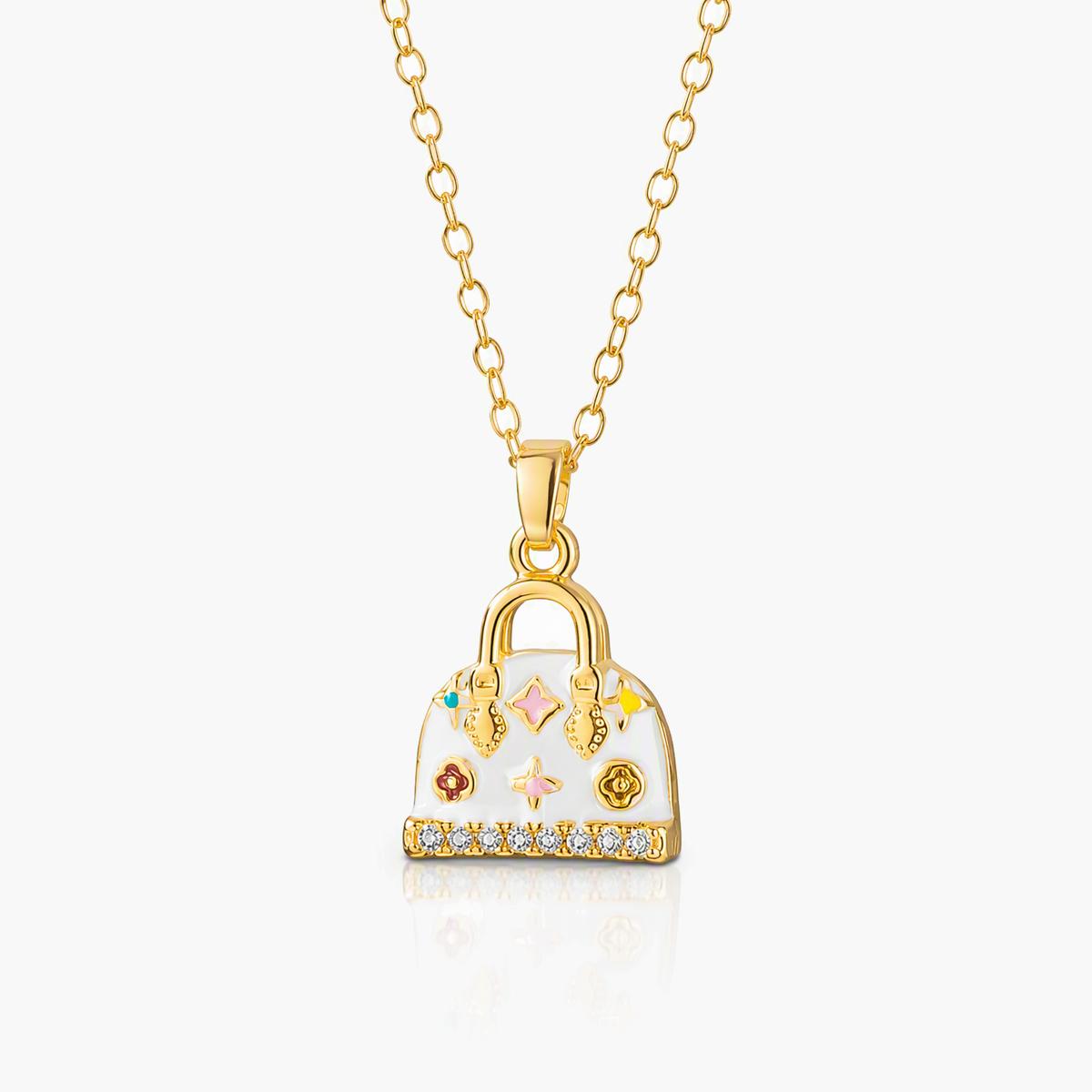 Cute Handbag Pendant Necklace