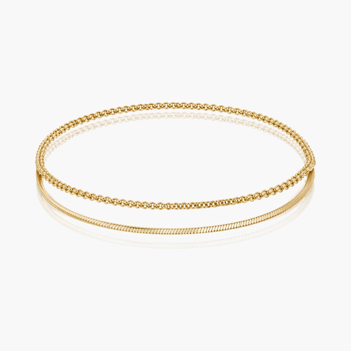 Double Layer Chain Bracelet