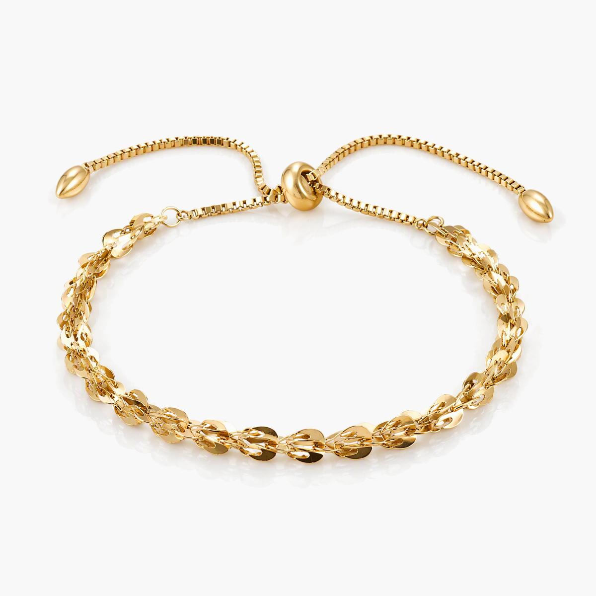Twisted Link Adjustable Bracelet
