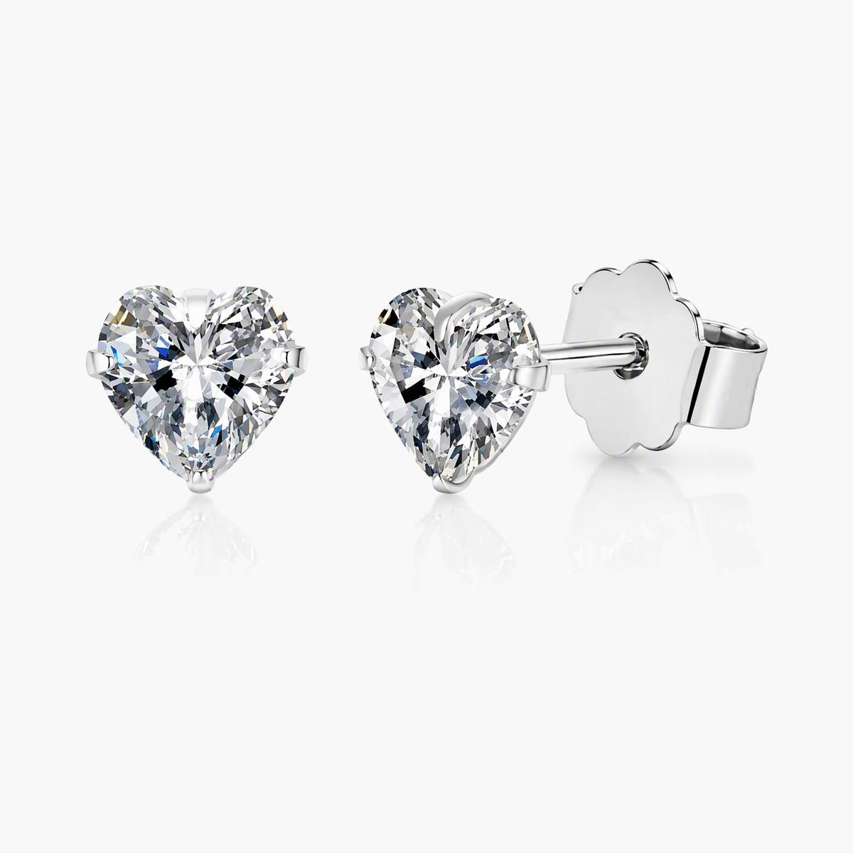 Heart Stud Earrings