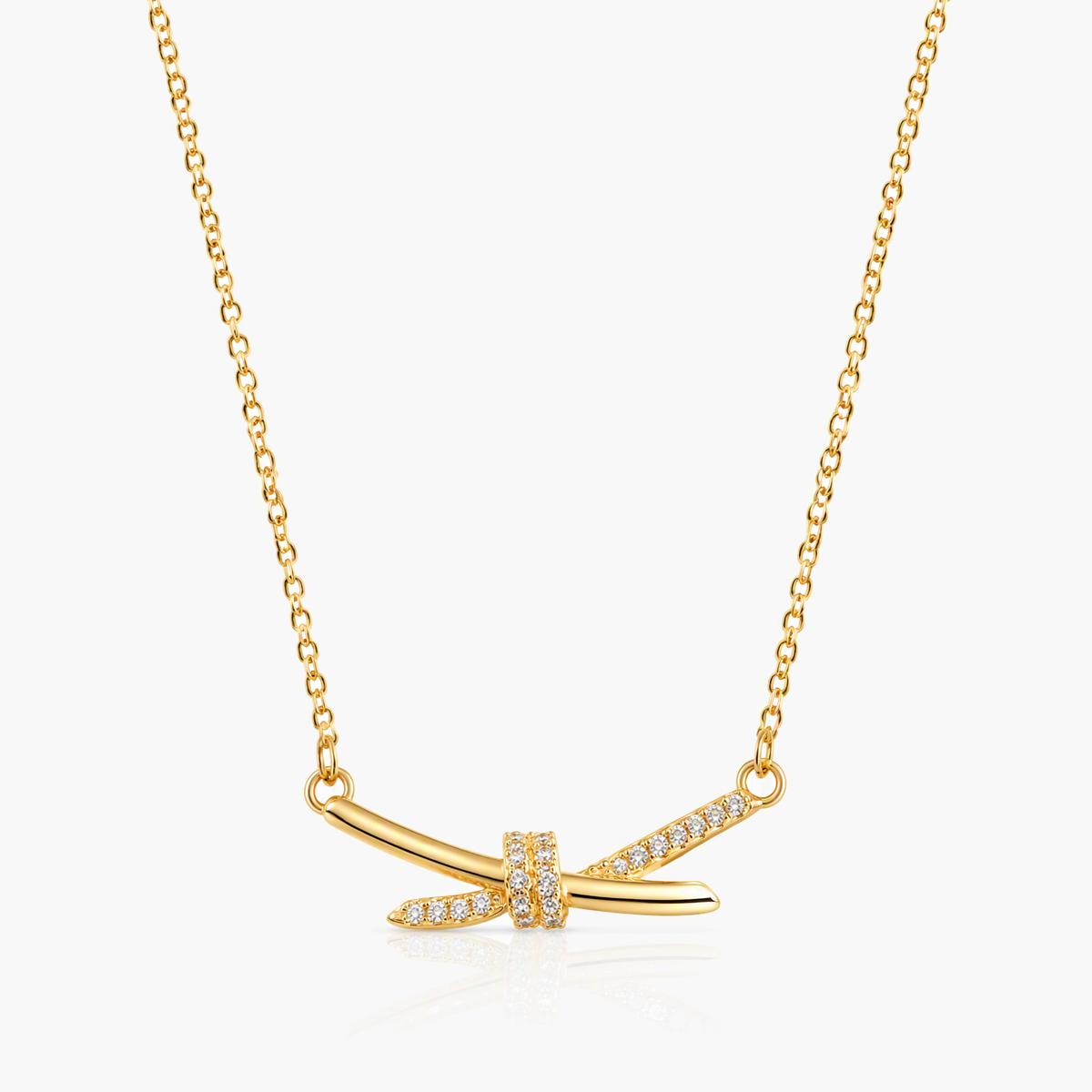 Dainty Bow Knot Necklace