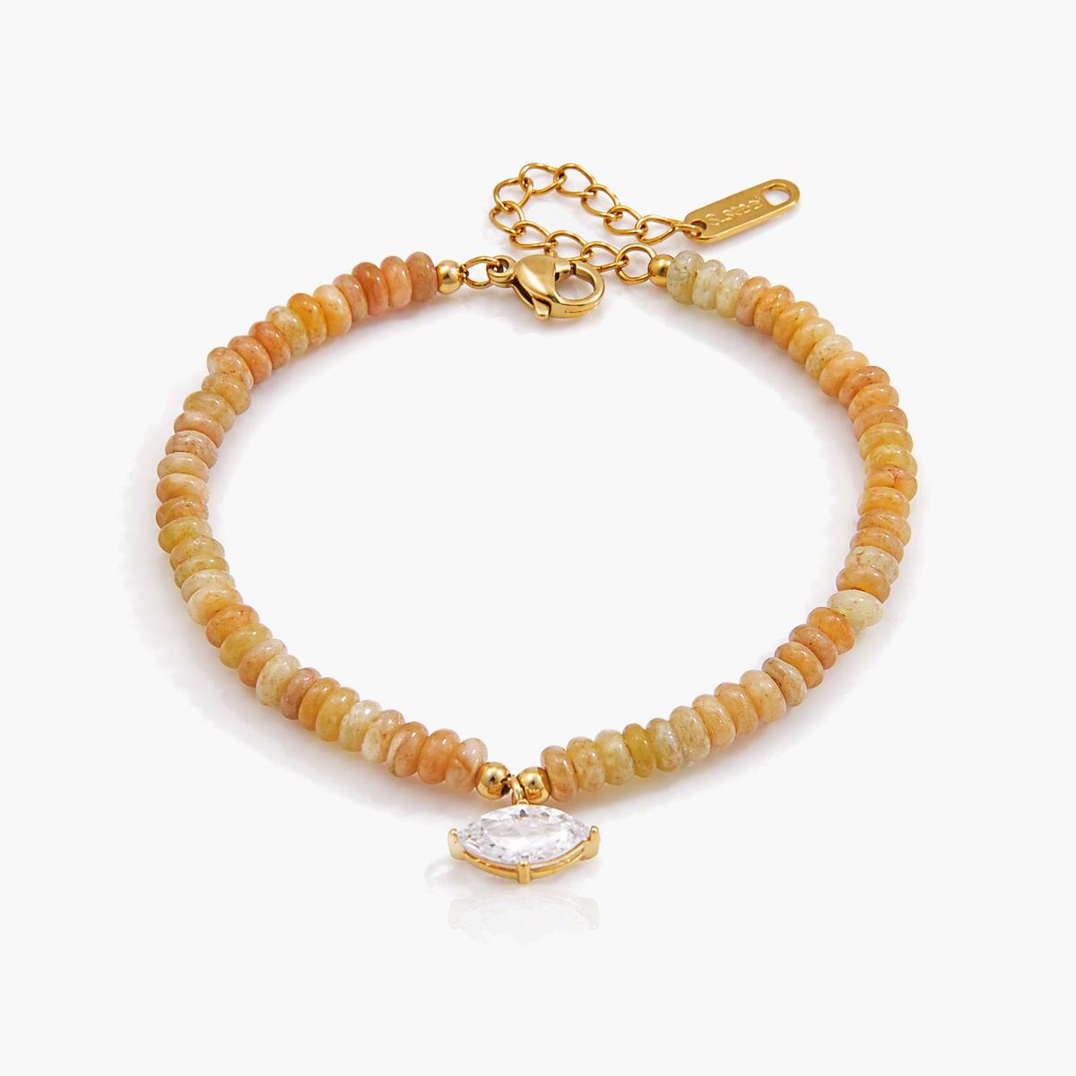 Dainty Gem Charm Bracelet
