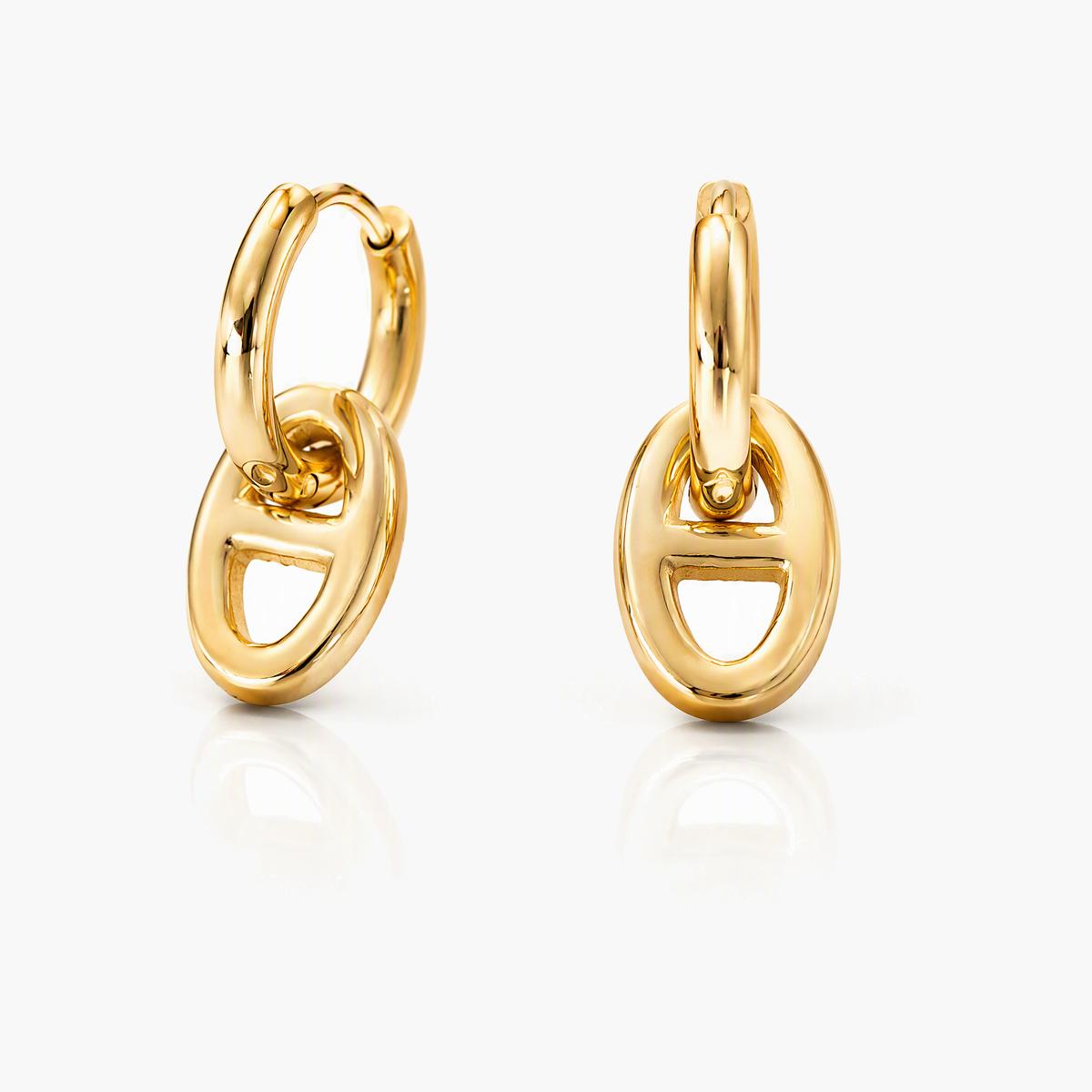 Minimalist Pig Nose Hoop Earrings