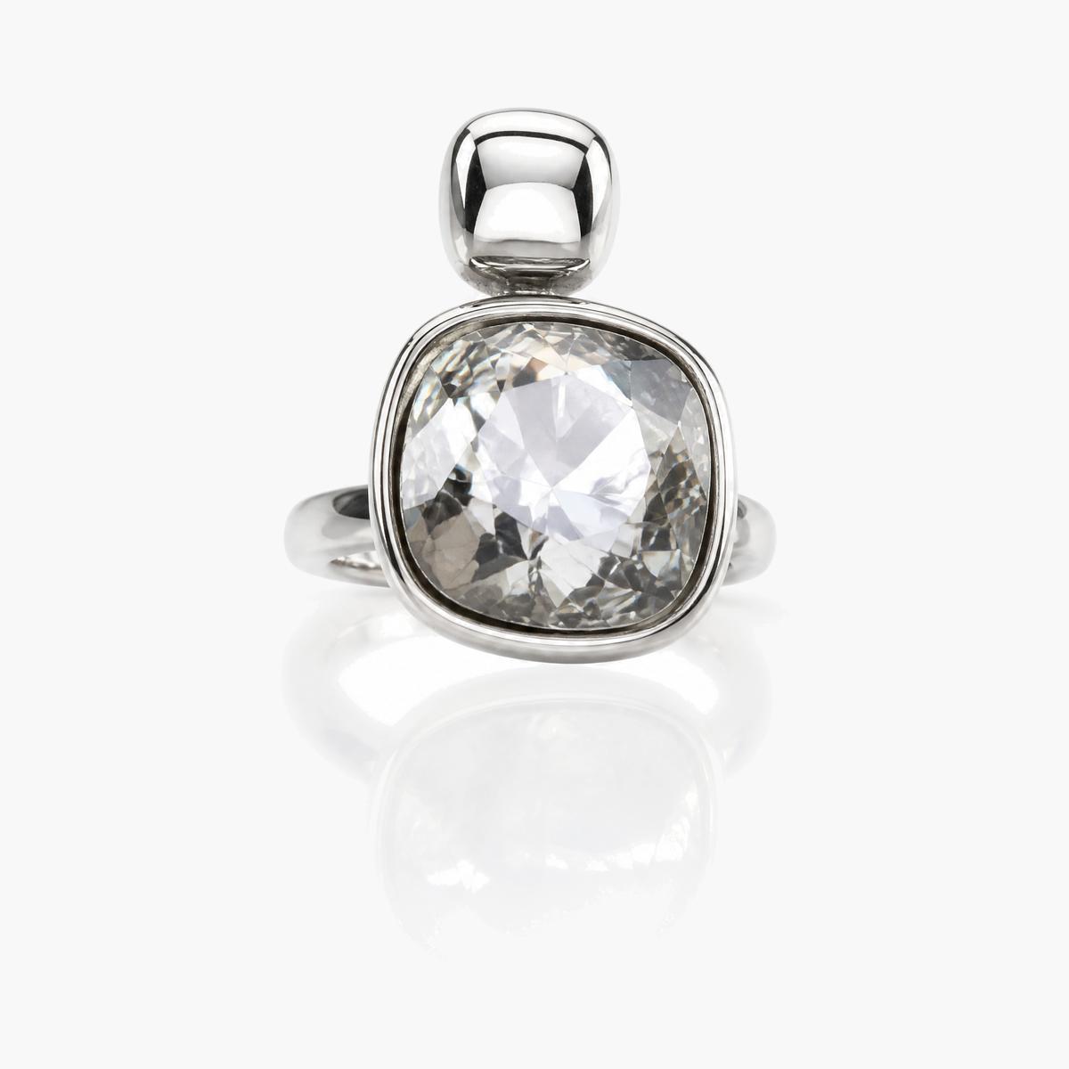 Trendy Double Stone Ring