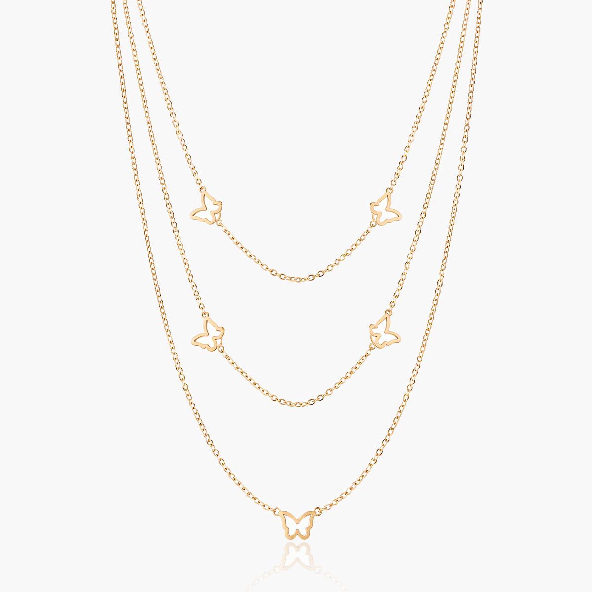 Dainty Butterfly Charm Necklace