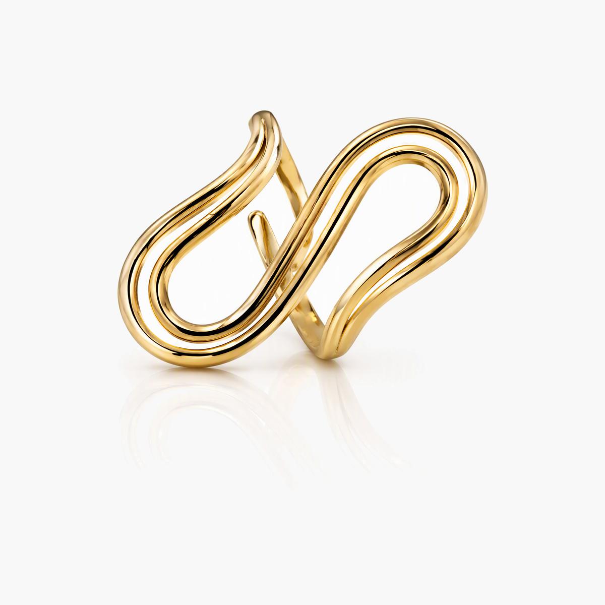 Minimalist Twisted Band Ring