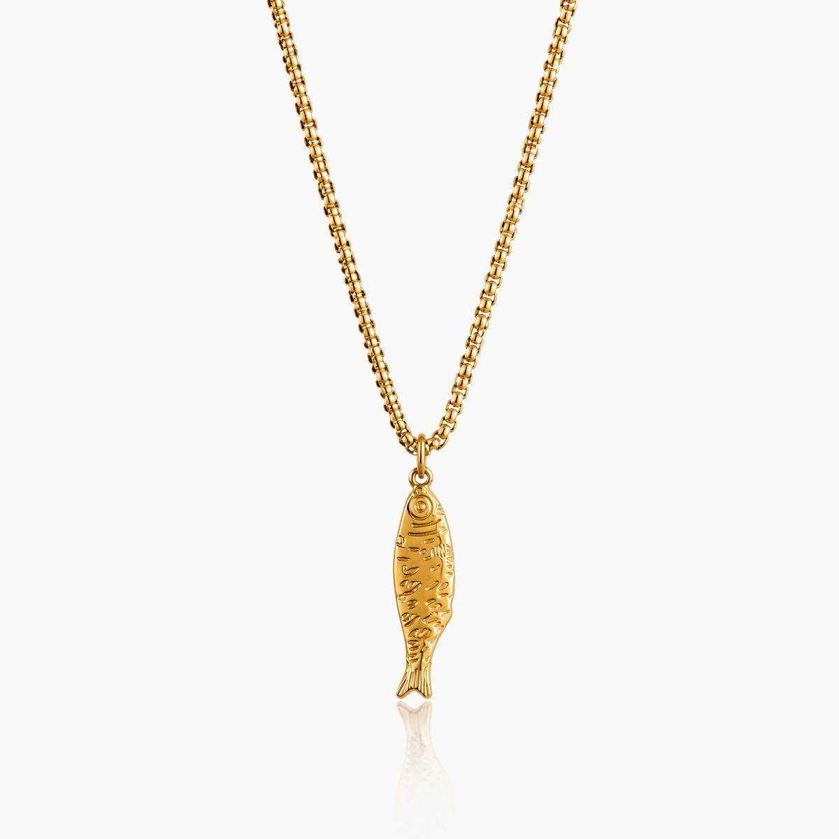 Boho Fish Pendant Necklace