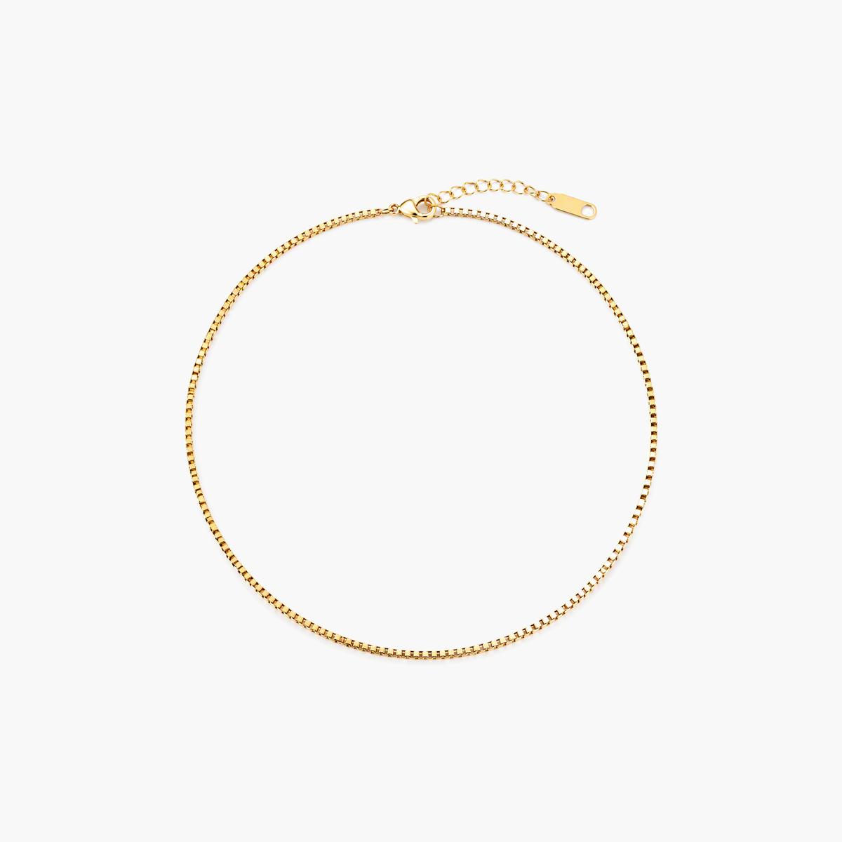 Minimalist Box Chain Necklace