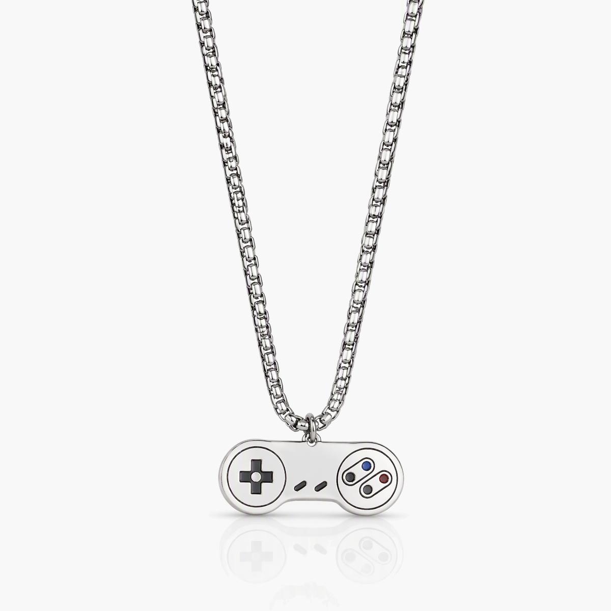 Retro Game Controller Pendant Necklace
