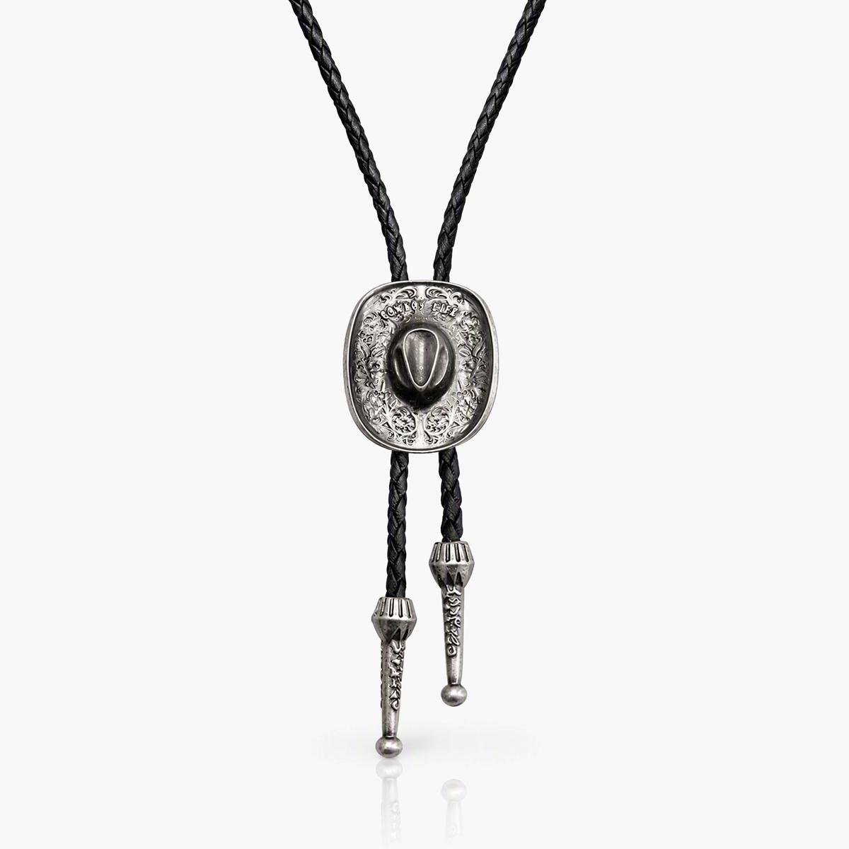 Vintage Cowboy Hat Bolo Tie