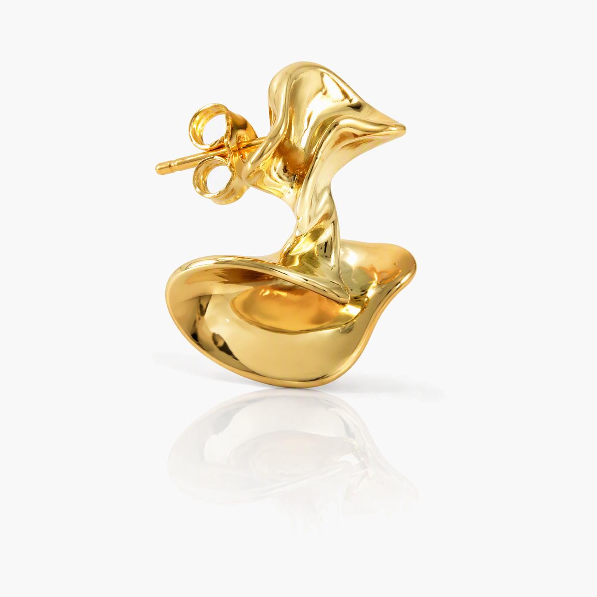 Abstract Twist Stud Earrings