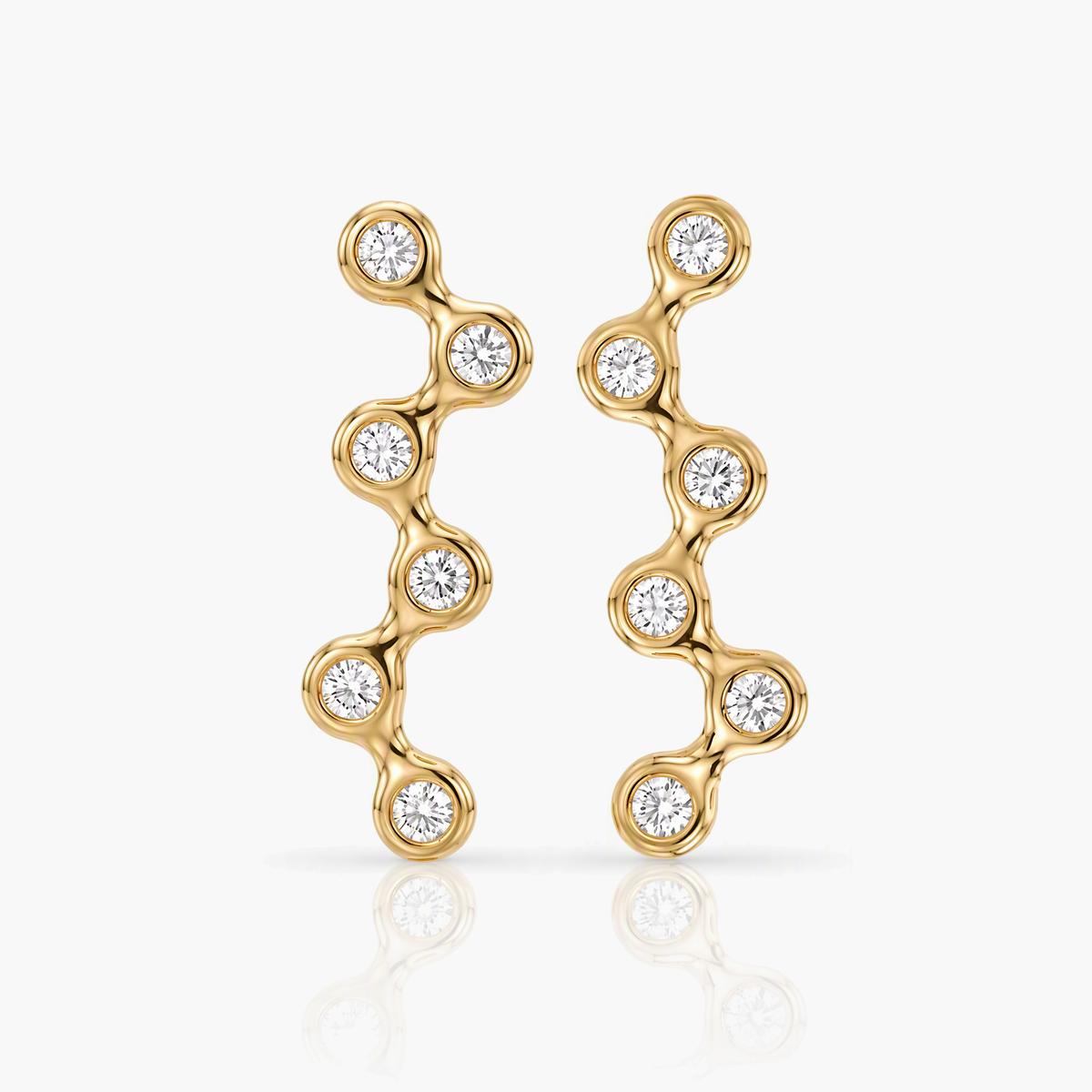 Dainty Multi-Stone Stud Earrings