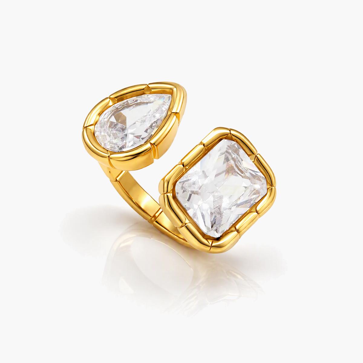 Geometric Stone Ring