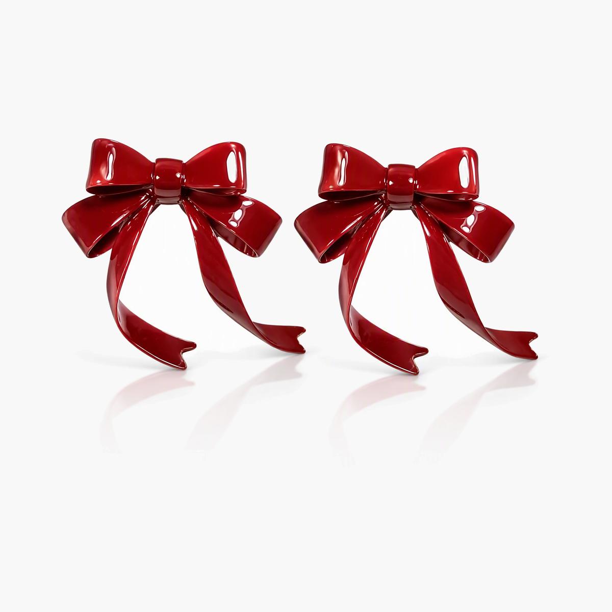 Cute Bow Knot Stud Earrings