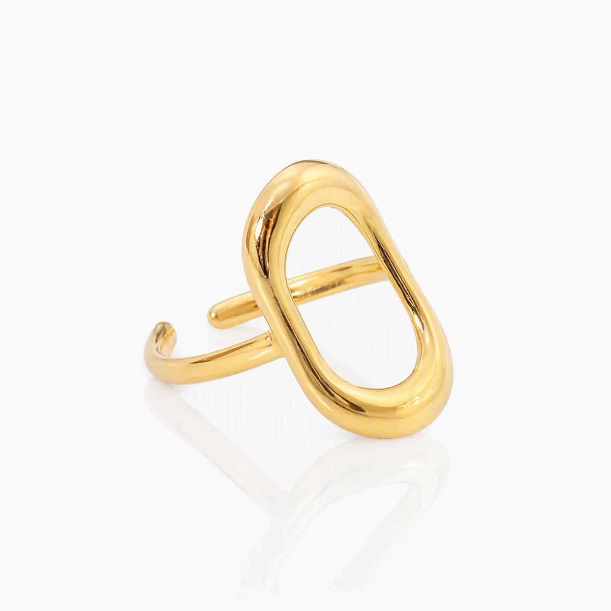 Minimalist Open Oval Ring