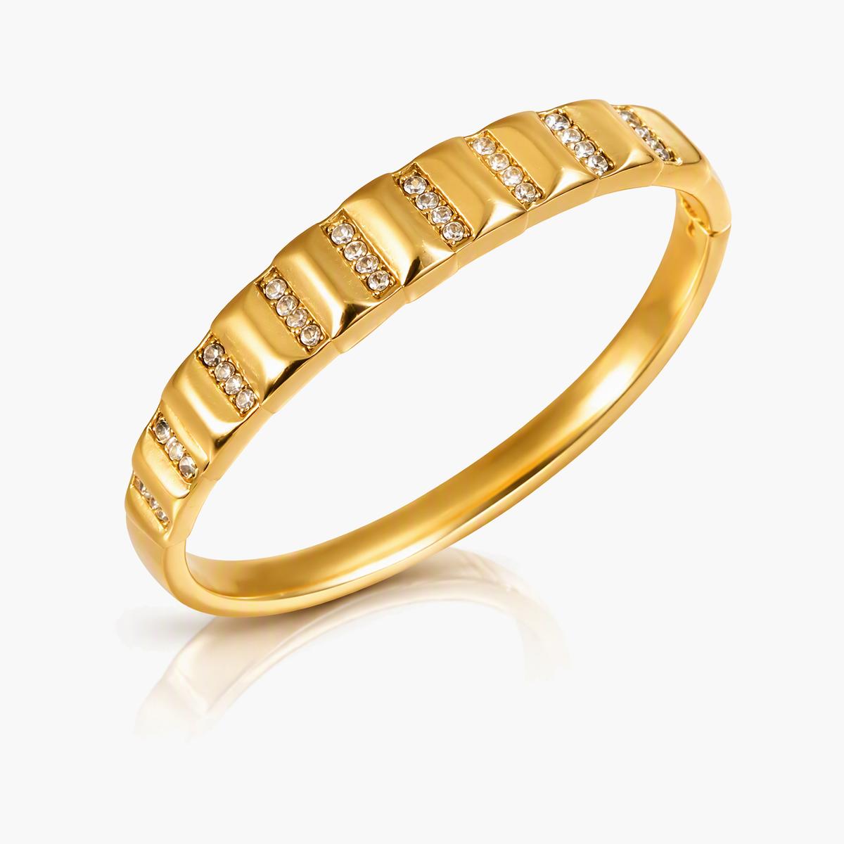 Segmented Band Bangle