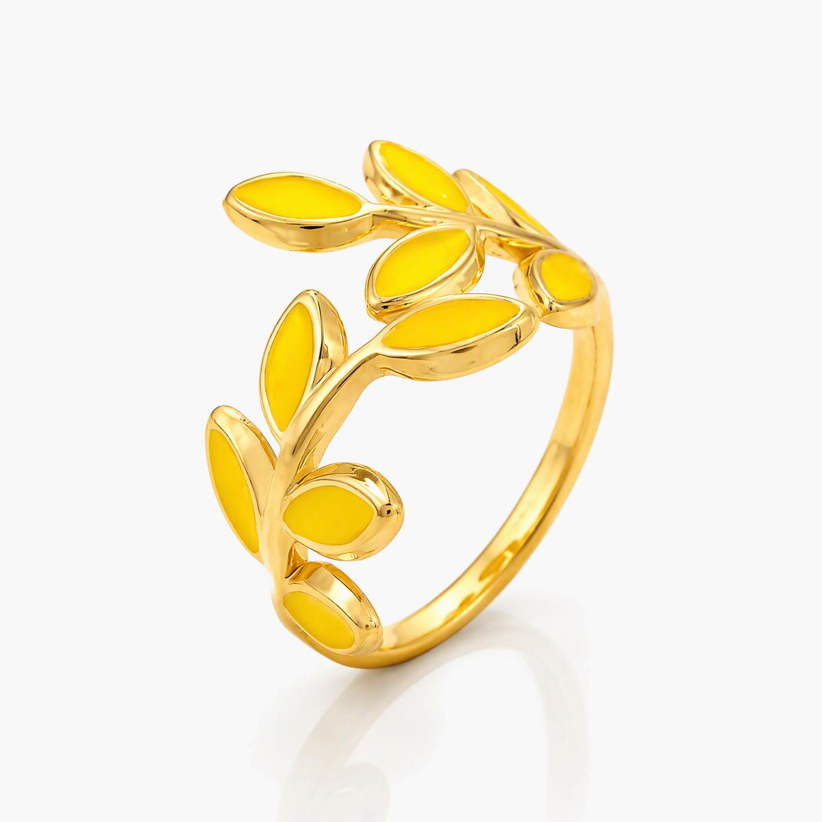 Leaf Branch Open Ring